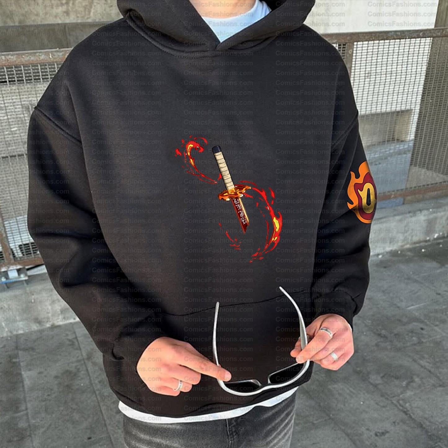 Unisex Graphic Streetwear Vintage Plush Hoodie