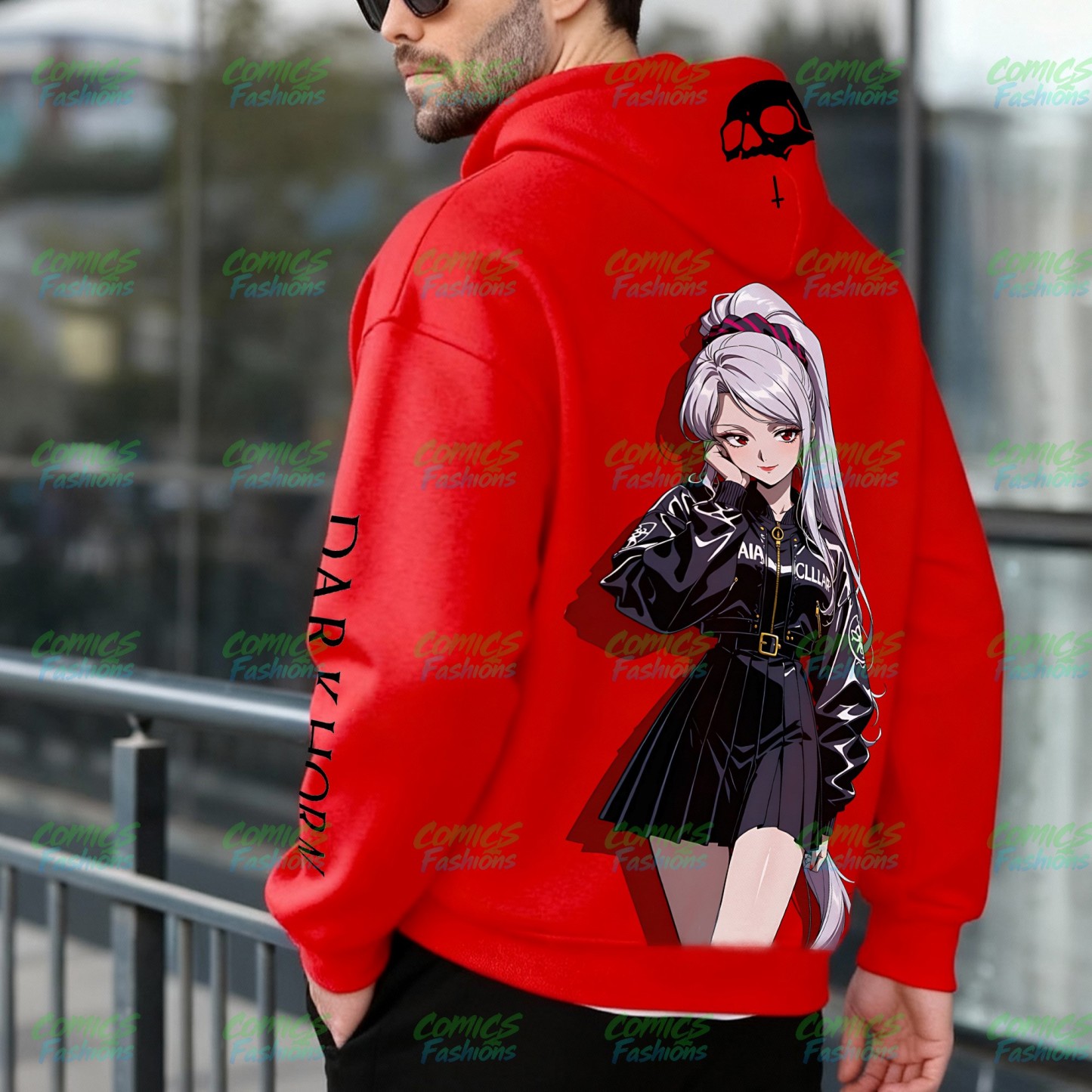 Unisex Graphic Streetwear Vintage Zipper Cardigan Plush Hoodie