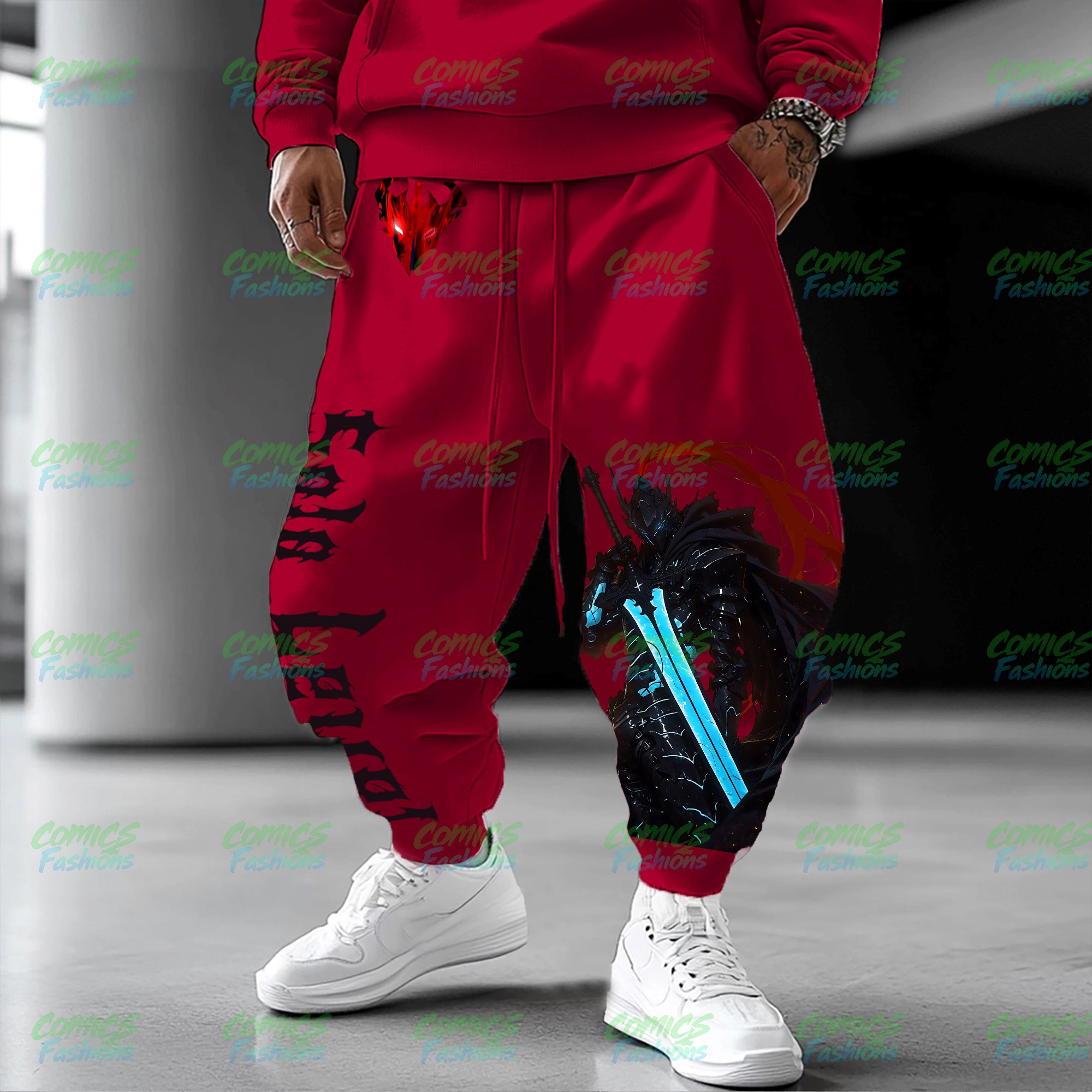 Unisex Anime Inspired Vintage Plush Pants