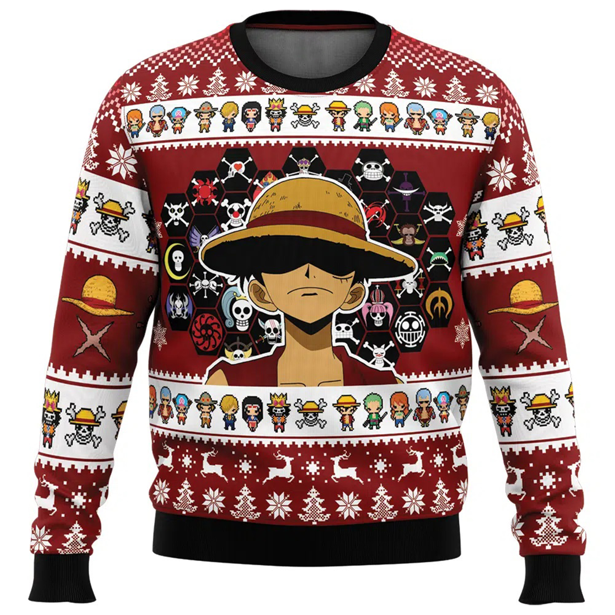 Unisex Anime Ugly Christmas Sweater