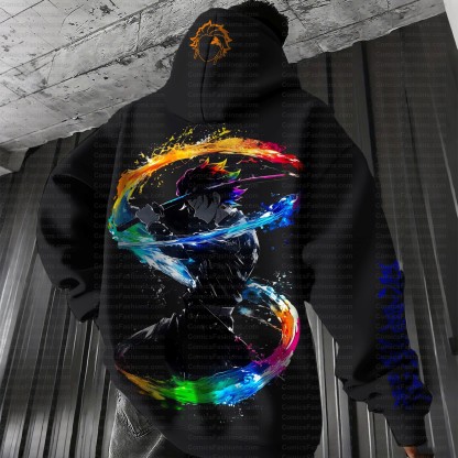 Unisex Anime Graphic Streetwear Vintage Hoodie| KNY