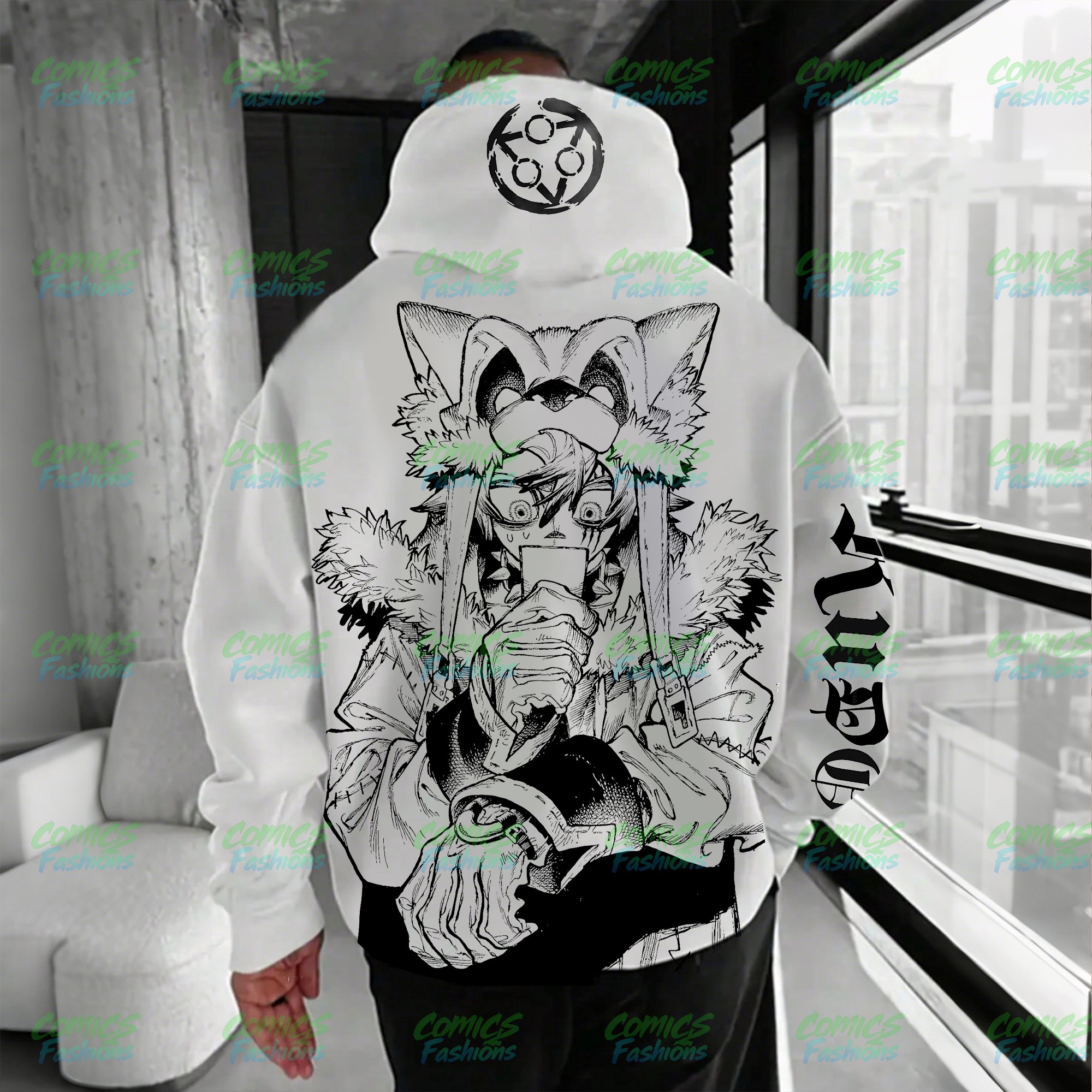 Unisex Graphic Streetwear Vintage Plush Hoodie