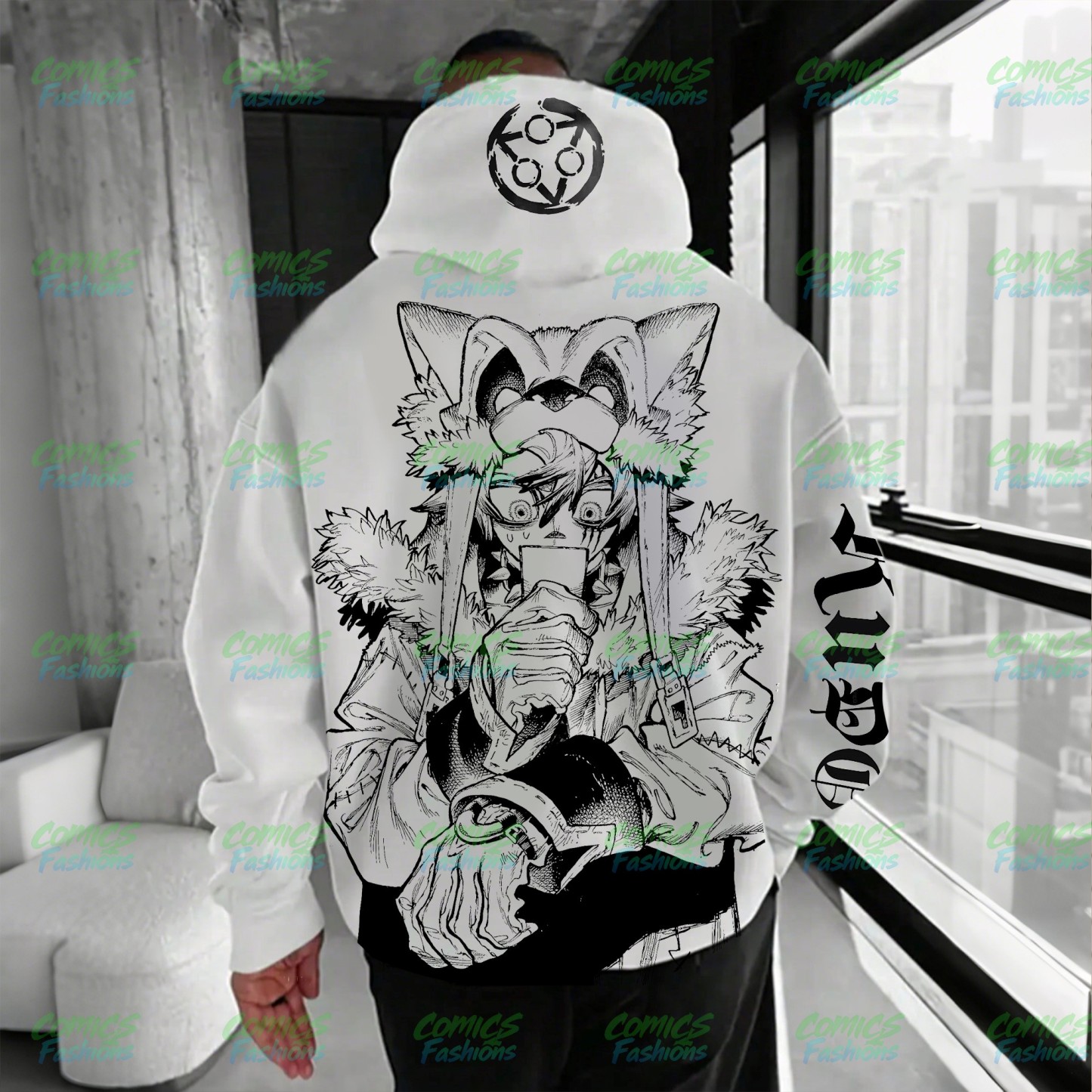 Unisex Graphic Streetwear Vintage Plush Hoodie