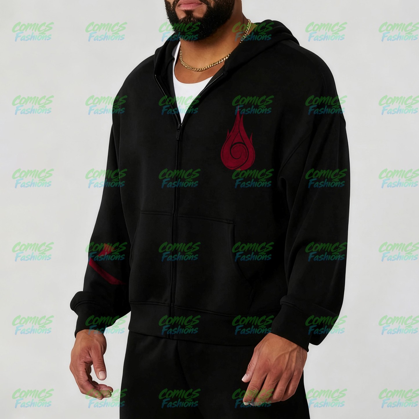 Unisex Graphic Streetwear Vintage Zipper Cardigan Plush Hoodie