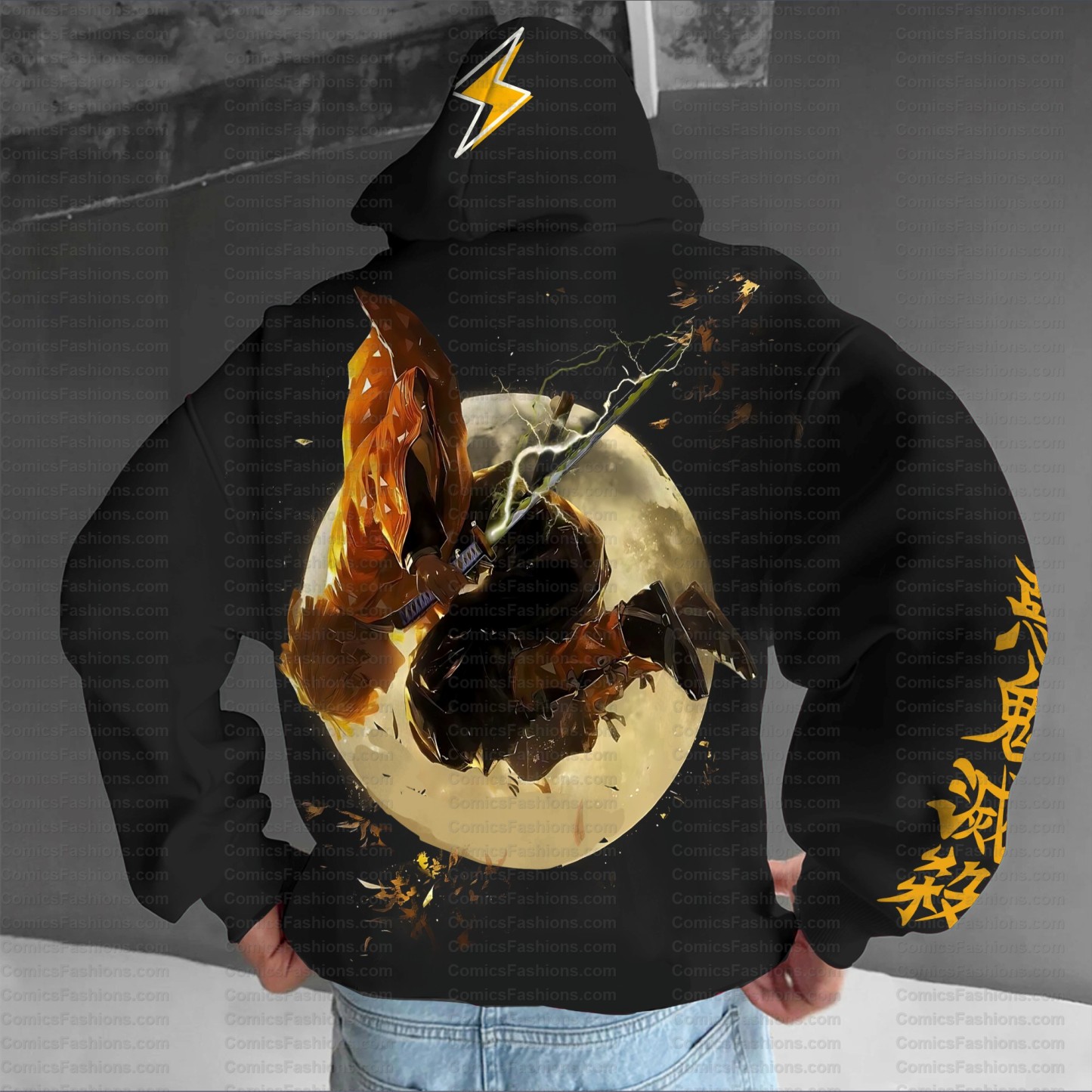 Unisex Anime Graphic Streetwear Vintage Hoodie丨Demon slayer