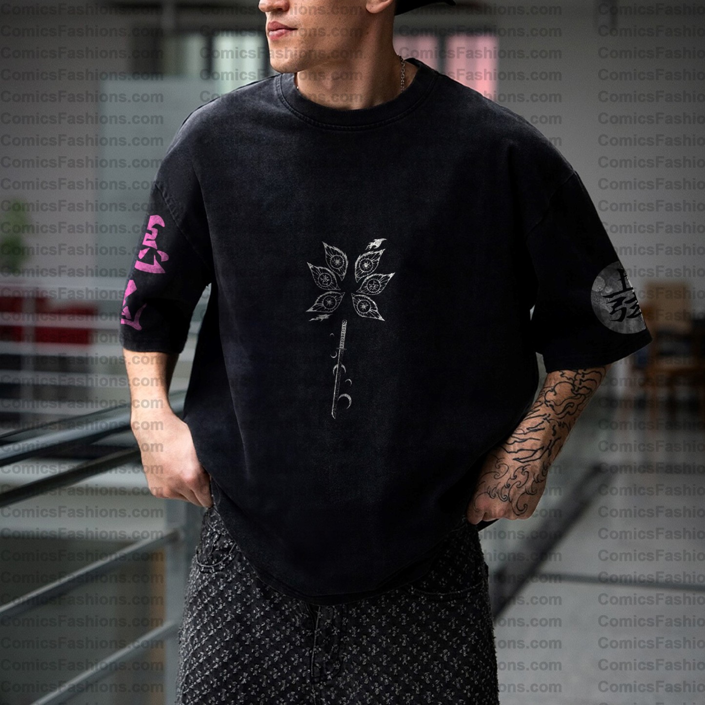 Unisex Anime Inspired Vintage T-Shirt| KNY