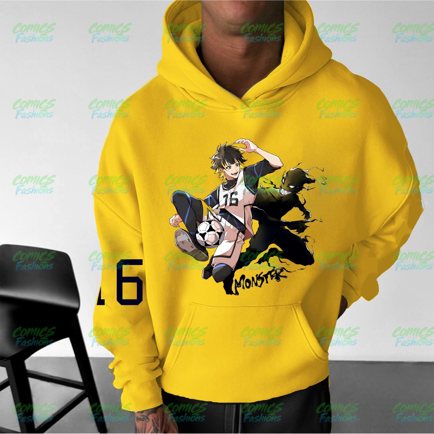 Unisex Anime Graphic Streetwear Wintage Plush Hoodie