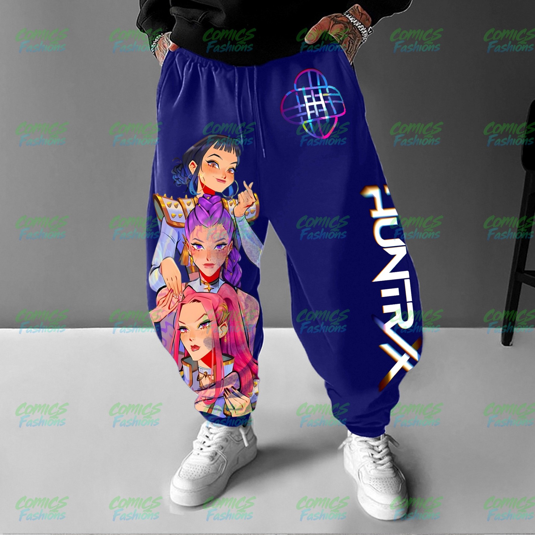 Unisex Casual Anime Streetwear Pants