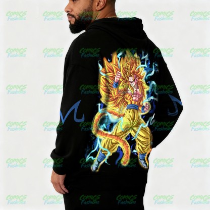 Unisex Graphic Streetwear Vintage Zipper Cardigan Plush Hoodie