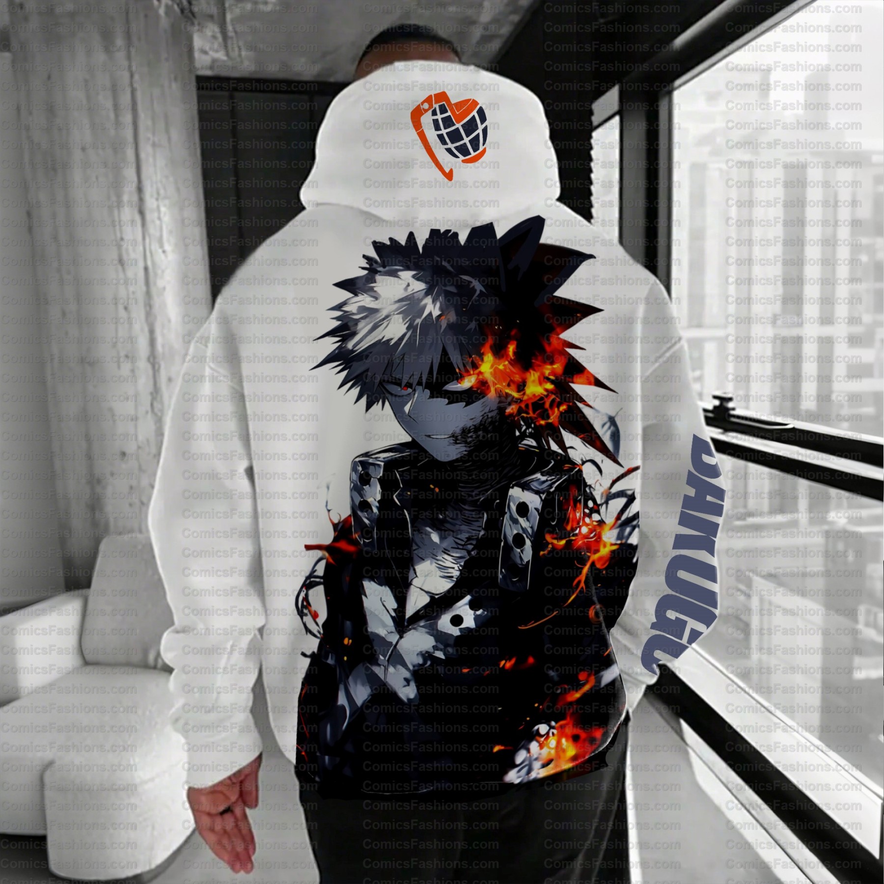 Unisex Anime Graphic Streetwear Vintage Plush Hoodie