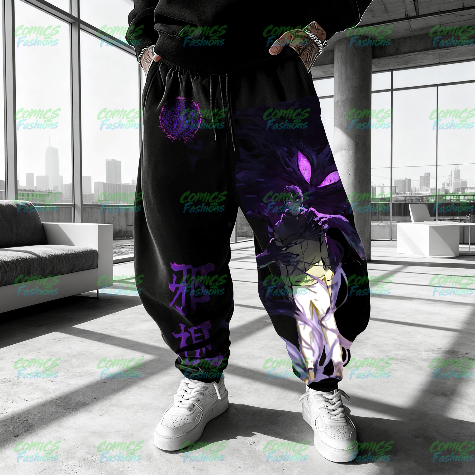 Unisex Anime Inspired Vintage Plush Pants