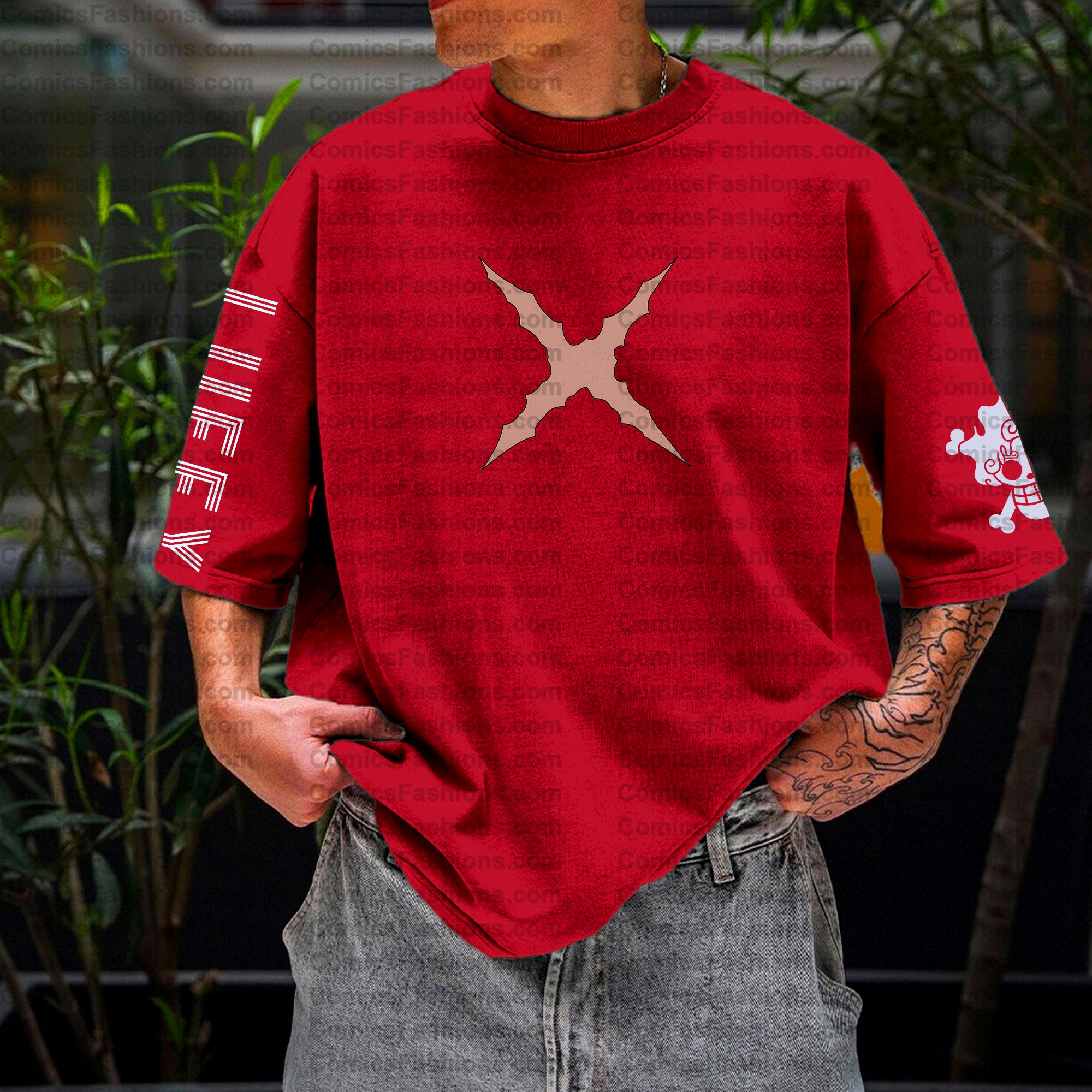 Unisex Anime Inspired Vintage T-Shirt