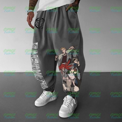 Unisex Anime Inspired Vintage Plush Pants