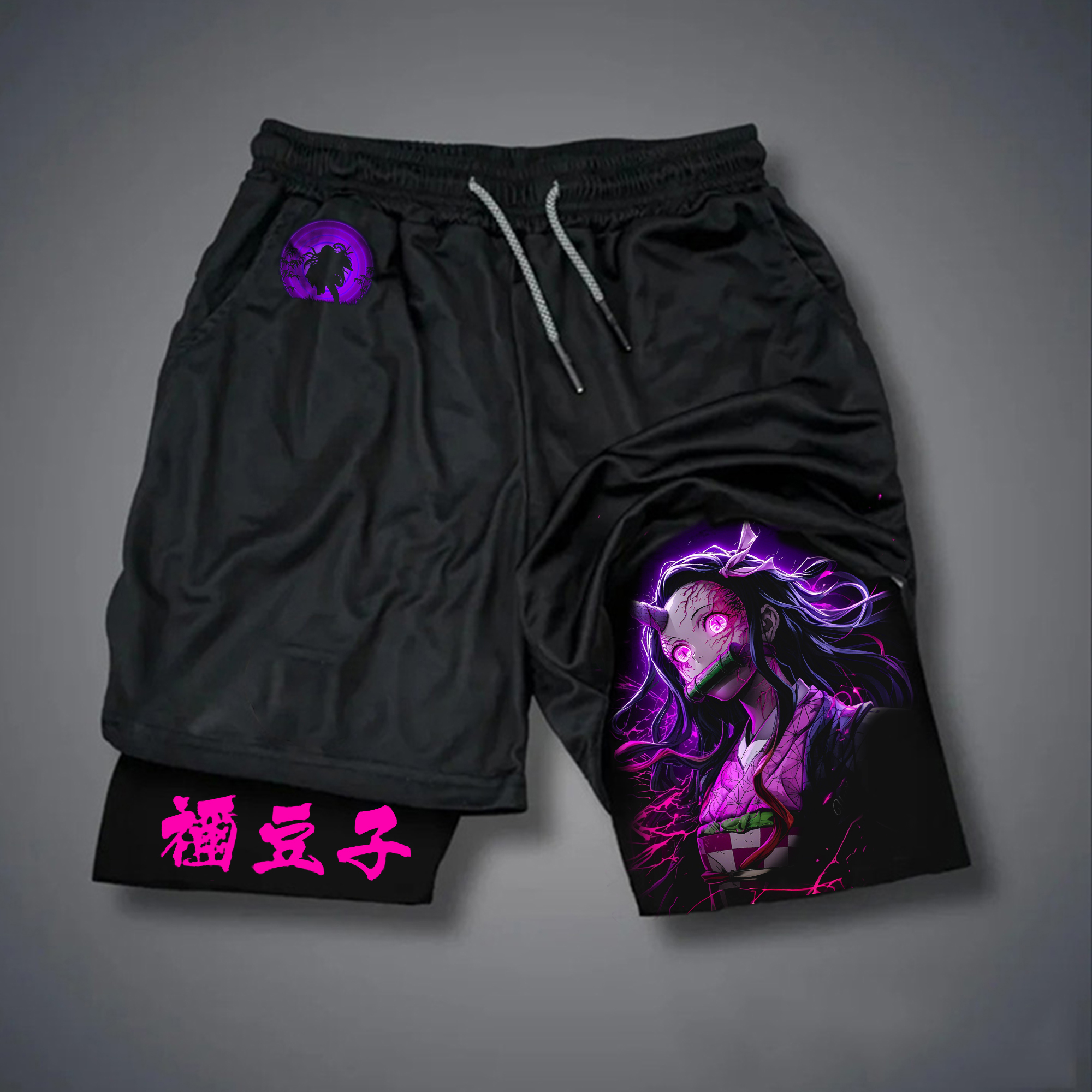Unisex “ Demon slayer” Casual Streetwear Shorts