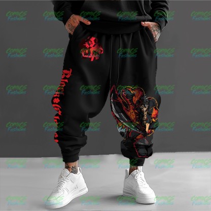 Unisex Anime Inspired Vintage Plush Pants