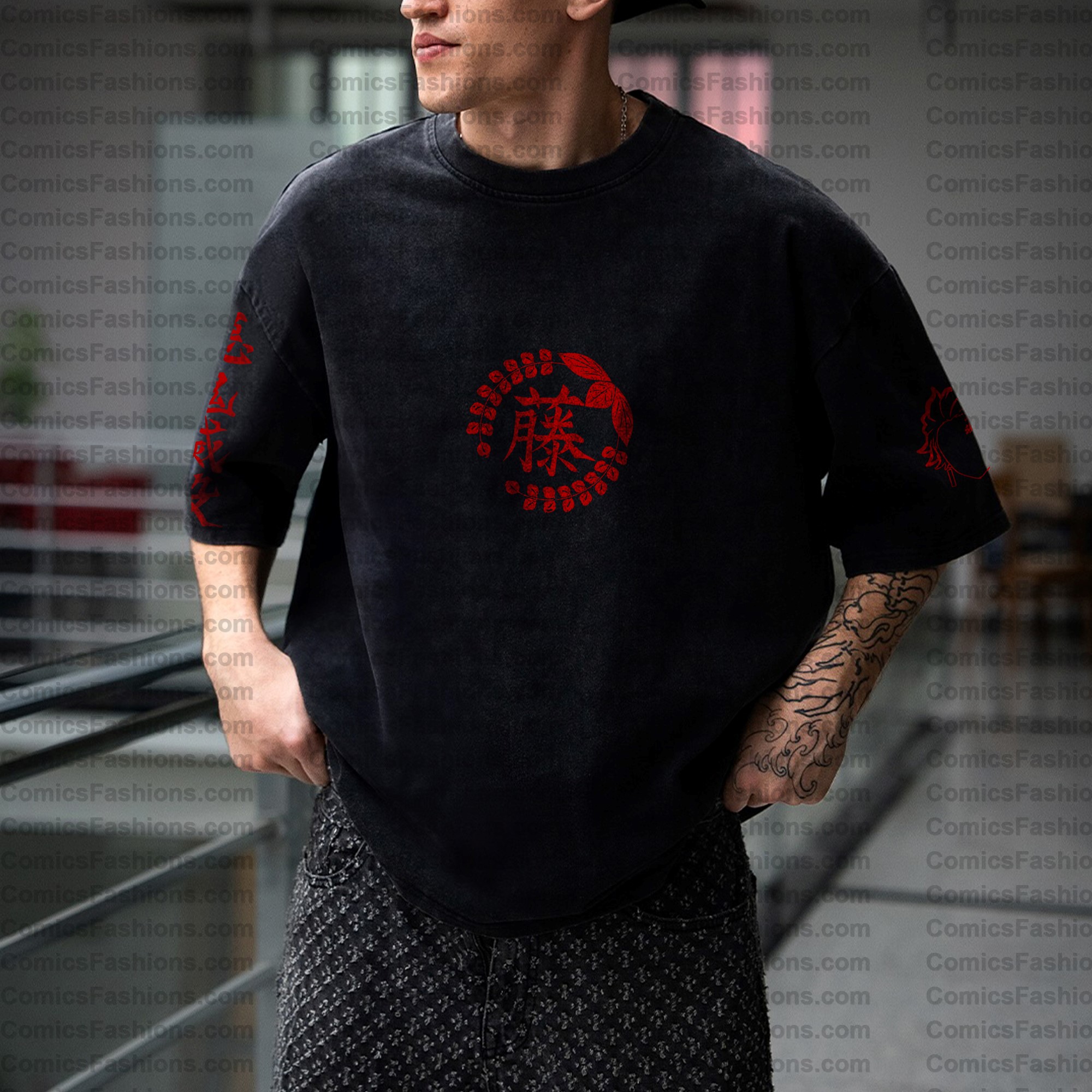 Unisex Anime Inspired Vintage T-Shirt| KNY