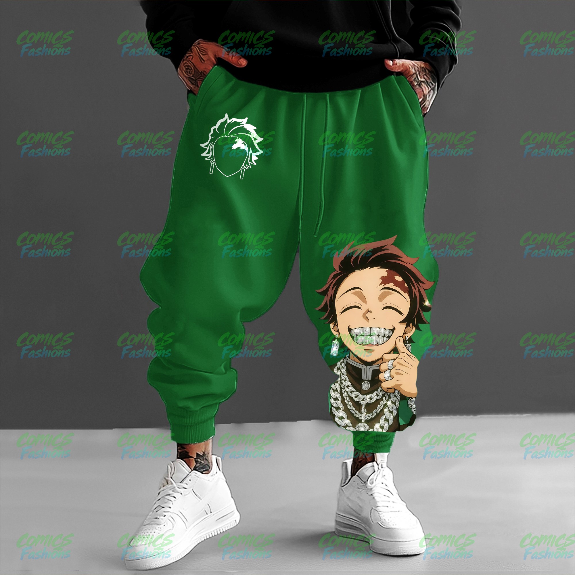 Unisex Anime Inspired Vintage Plush Pants