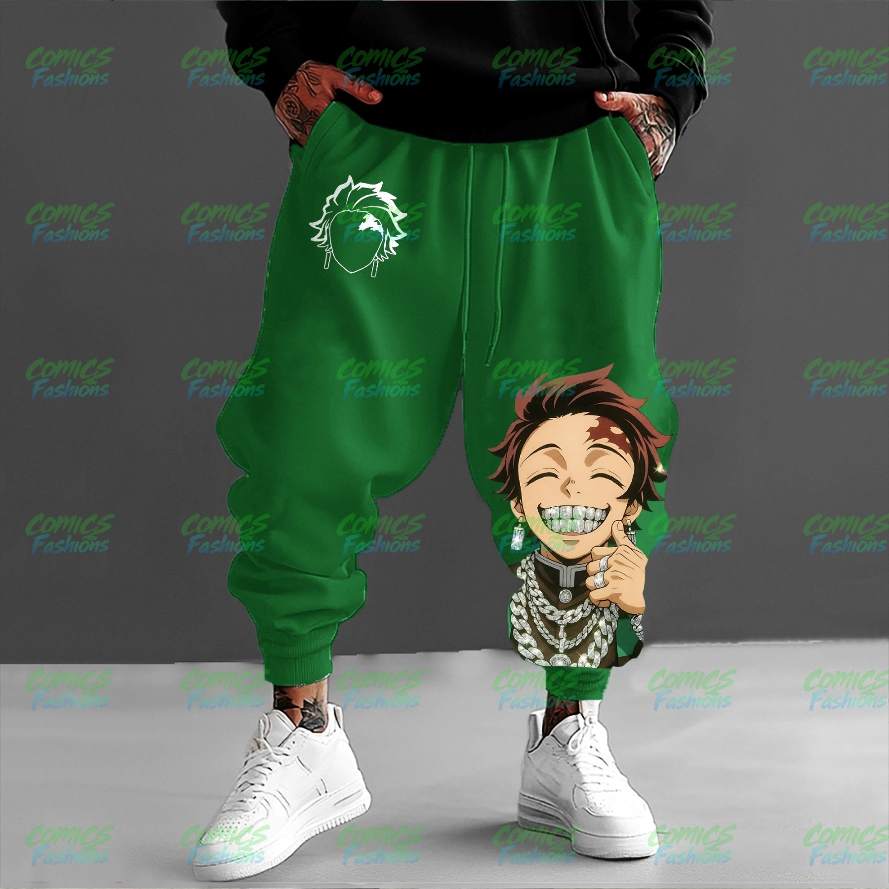 Unisex Anime Inspired Vintage Plush Pants