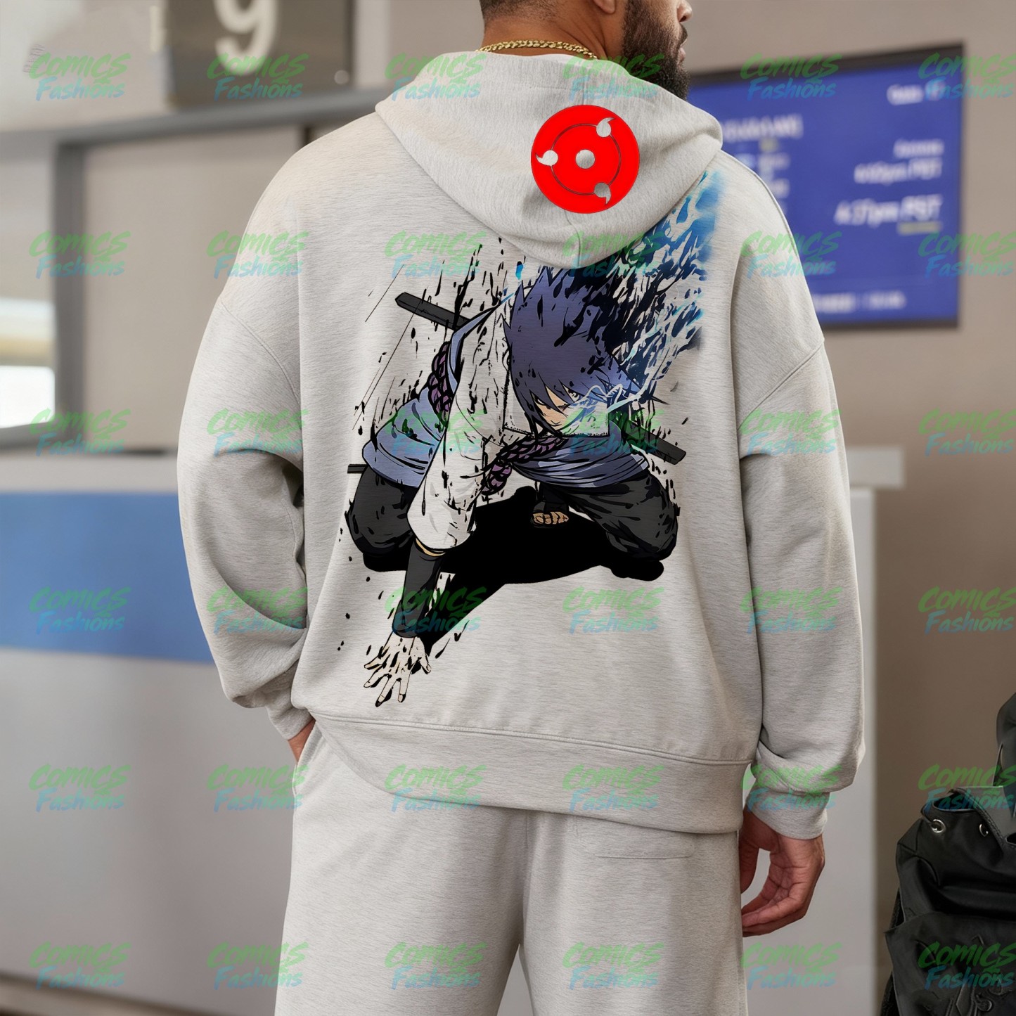 Unisex Graphic Streetwear Vintage Zipper Cardigan Plush Hoodie