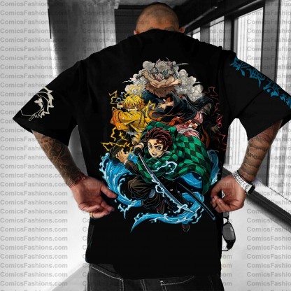 Unisex Anime Inspired Vintage T-Shirt| KNY