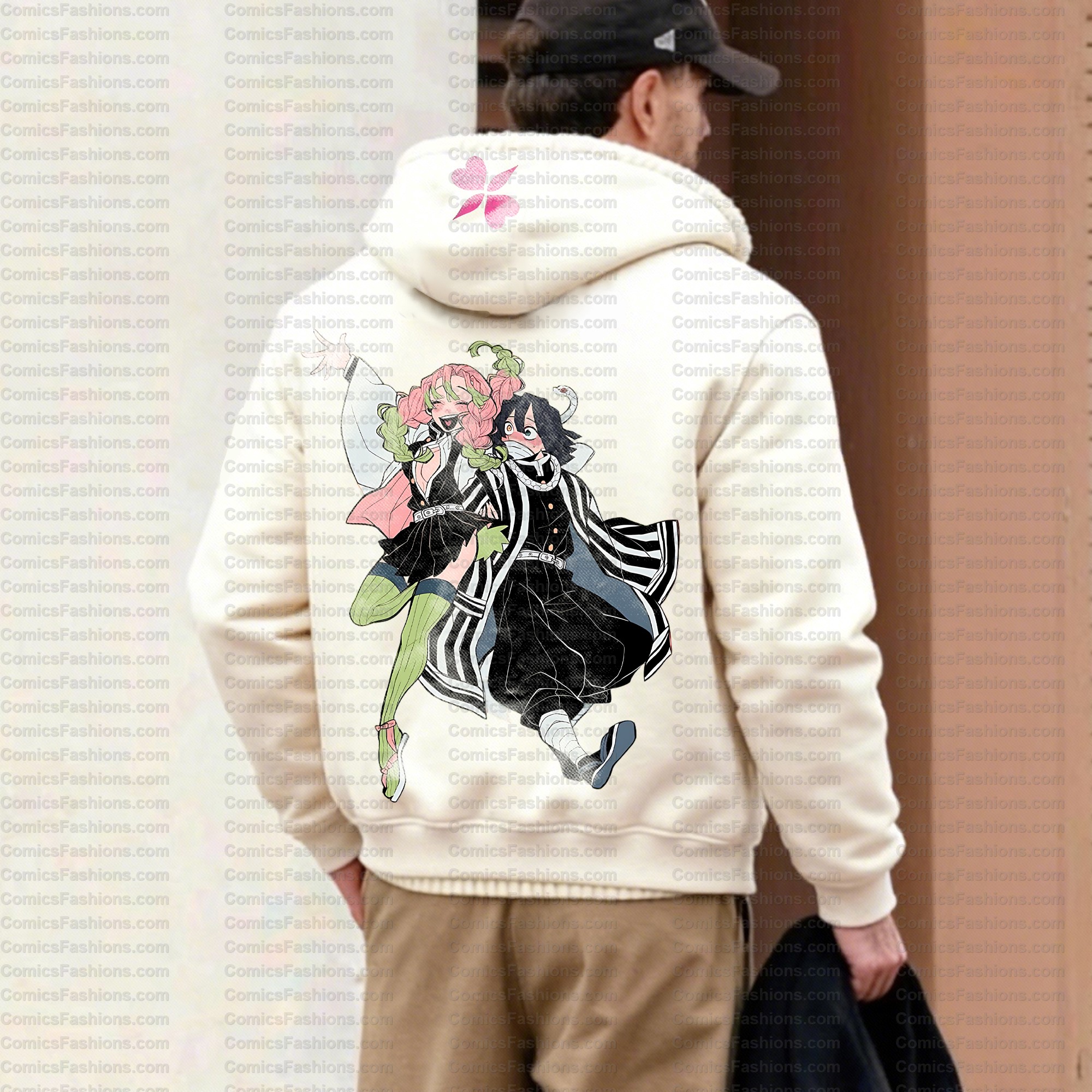 Unisex Graphic Streetwear Vintage Zipper Cardigan Plush Hoodie