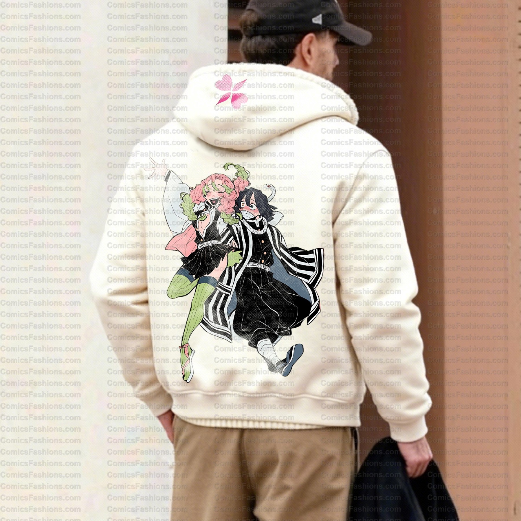 Unisex Graphic Streetwear Vintage Zipper Cardigan Plush Hoodie