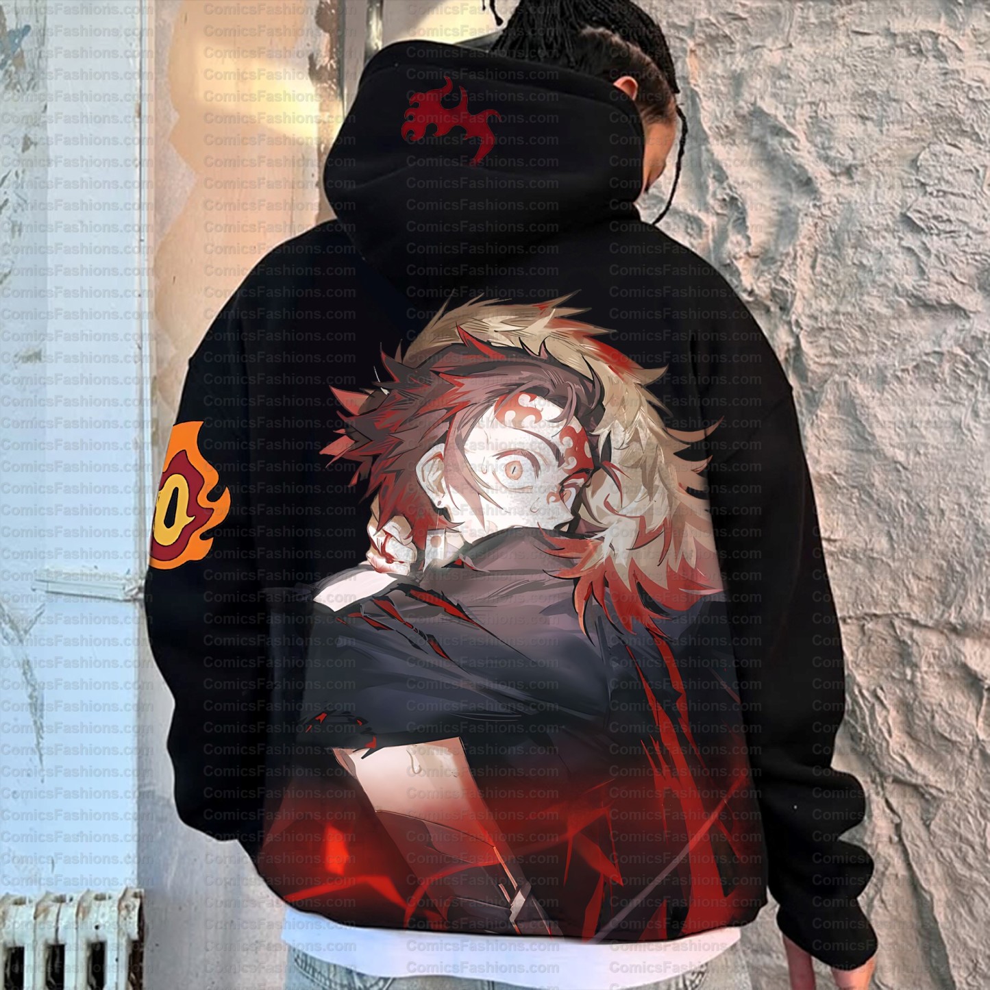 Unisex Graphic Streetwear Vintage Plush Hoodie