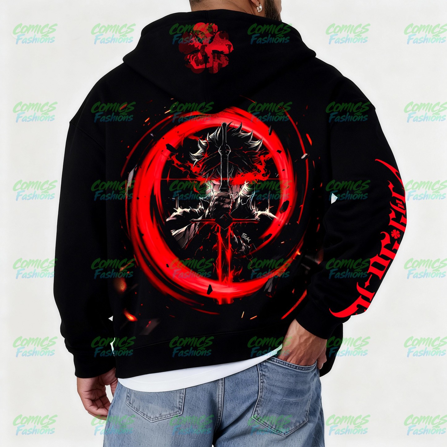 Unisex Graphic Streetwear Vintage Zipper Cardigan Plush Hoodie