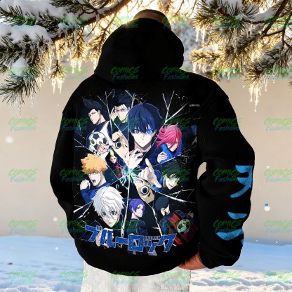 Unisex Anime Graphic Streetwear Wintage Plush Hoodie