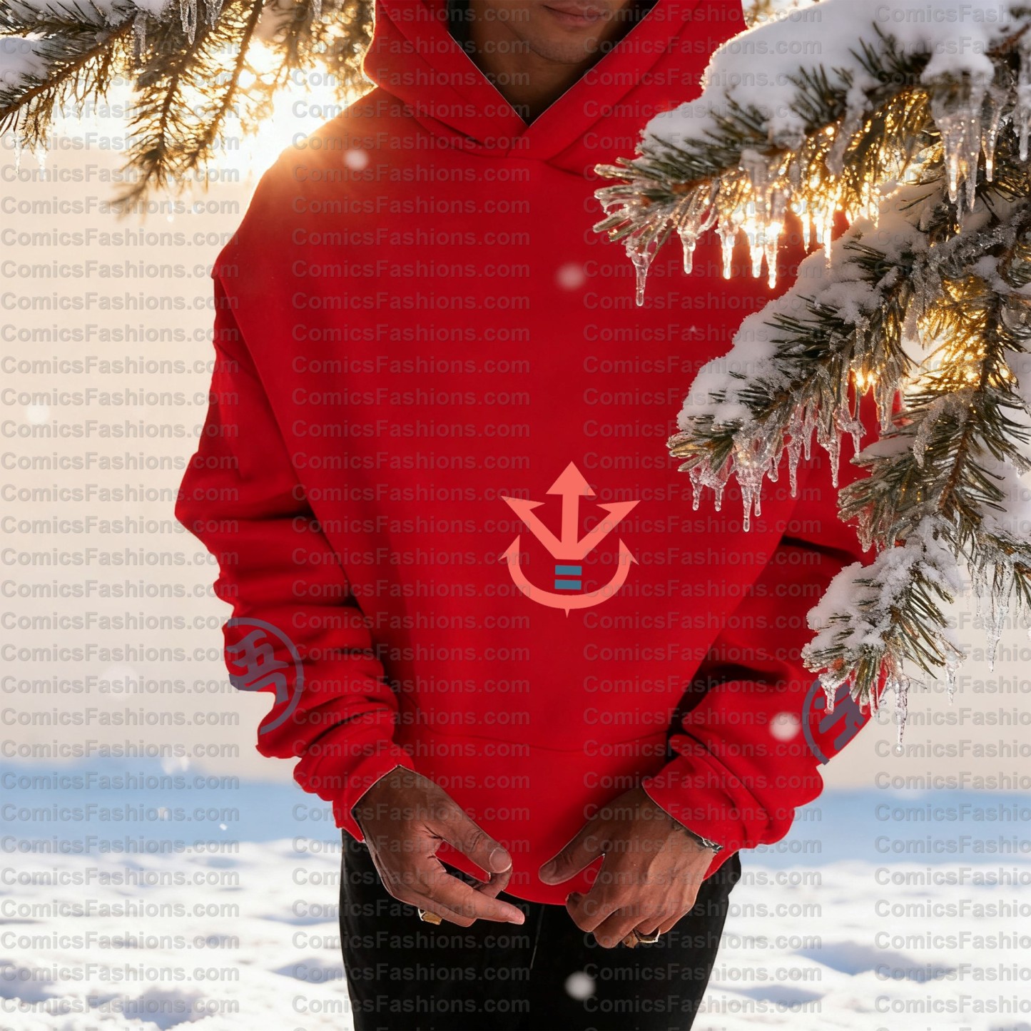 Plus Velvet Unisex Anime Graphic Streetwear Vintage Hoodie