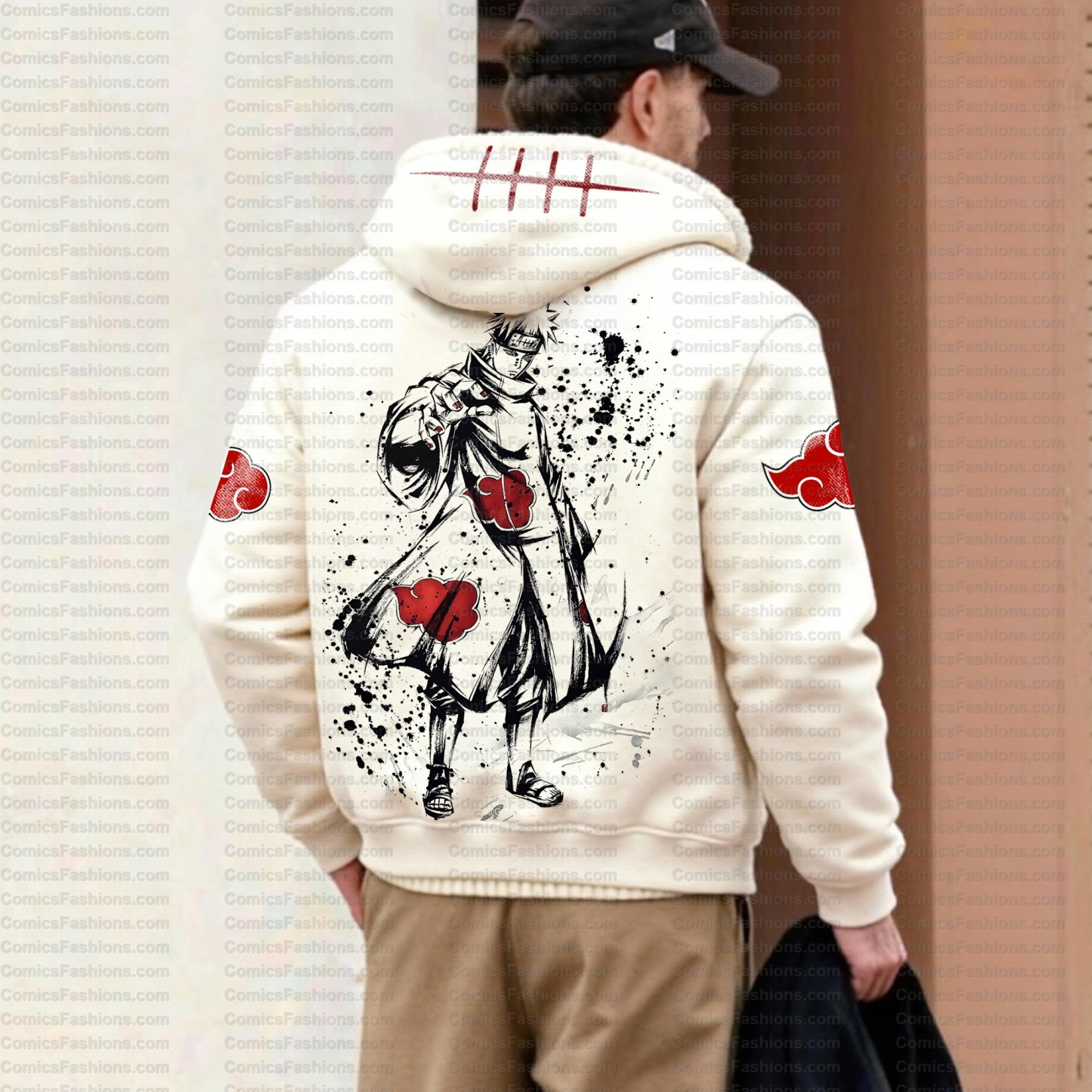 Unisex Graphic Streetwear Vintage Zipper Cardigan Plush Hoodid
