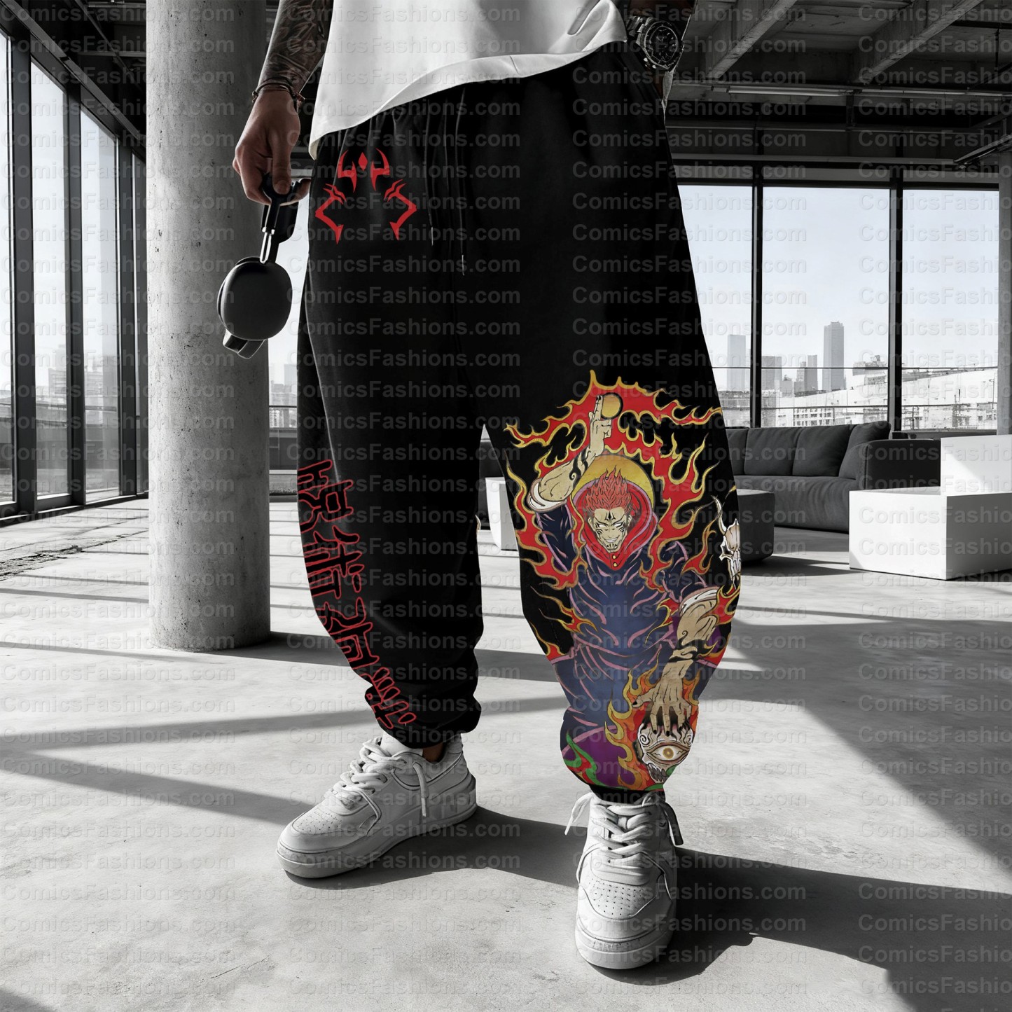 Unisex Casual Anime Streetwear Pants