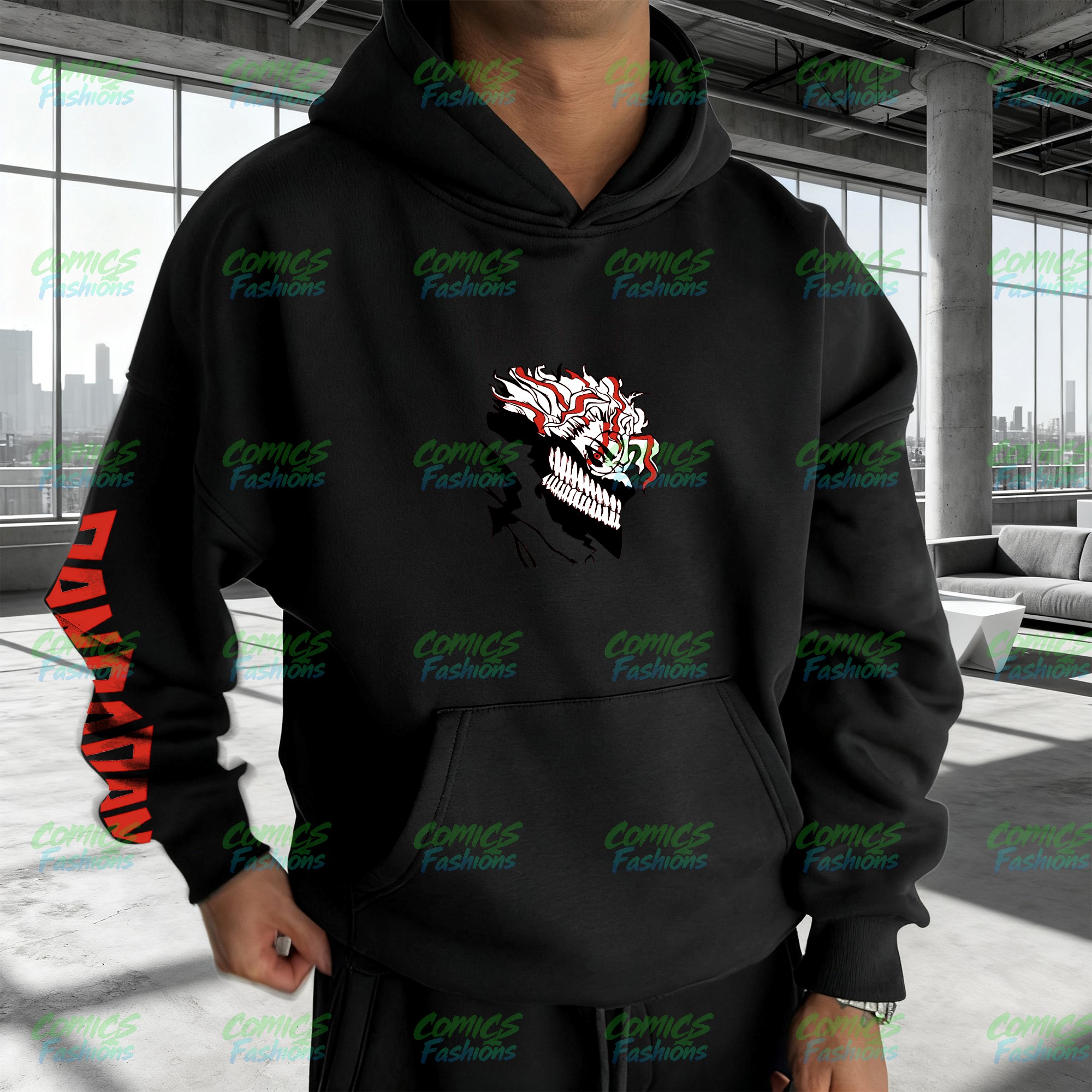 Unisex Anime Graphic Streetwear Wintage Plush Hoodie