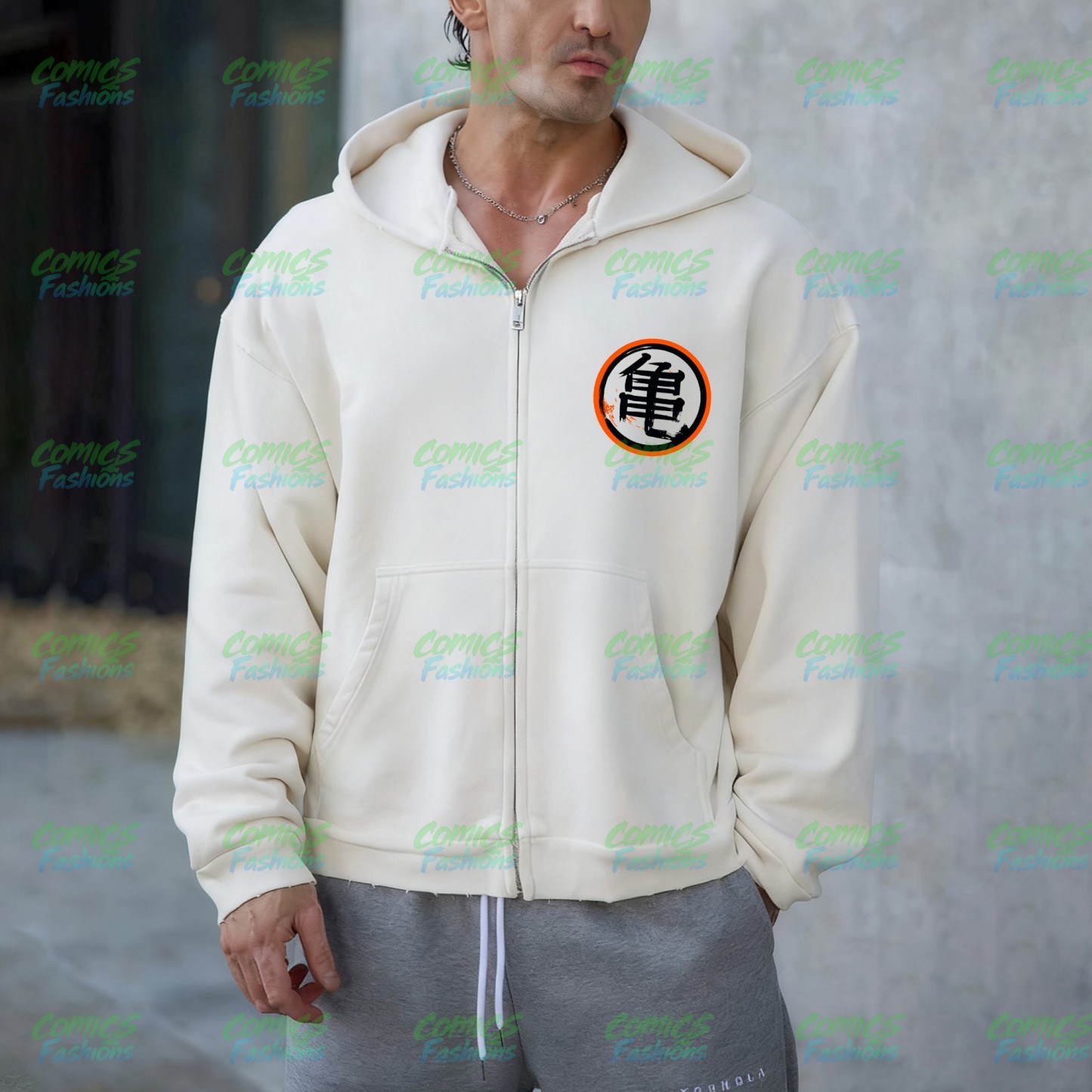 Unisex Graphic Streetwear Vintage Zipper Cardigan Plush Hoodie