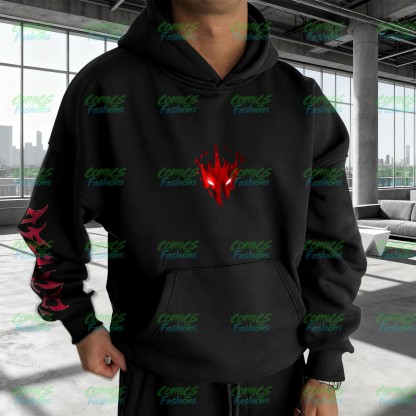 Unisex Anime Graphic Streetwear Wintage Plush Hoodie