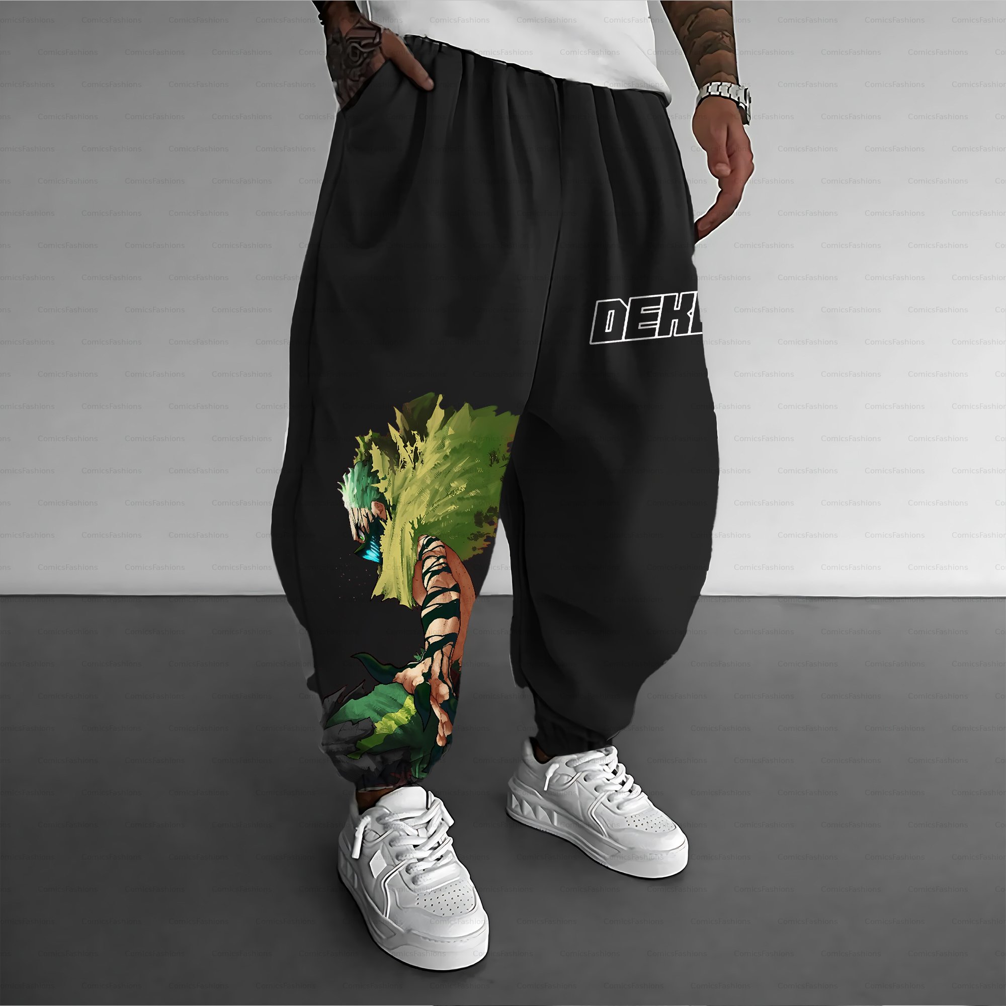 Unisex Casual Streetwear Plush Pants