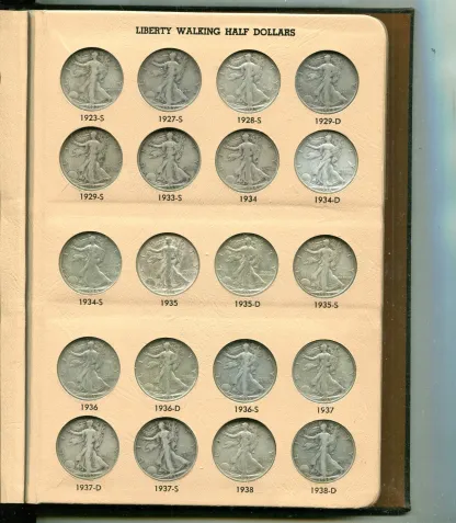 🔥【Complete Set】1916-1947 Walking Liberty Half Dollar Set - 20PC💰 Free Shipping & Quality Assurance