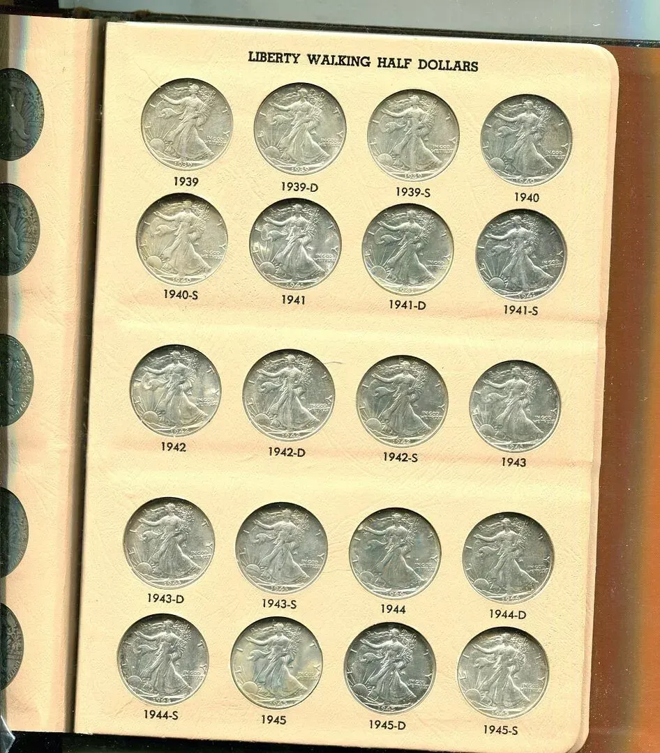 🔥【Complete Set】1916-1947 Walking Liberty Half Dollar Set - 20PC💰 Free Shipping & Quality Assurance