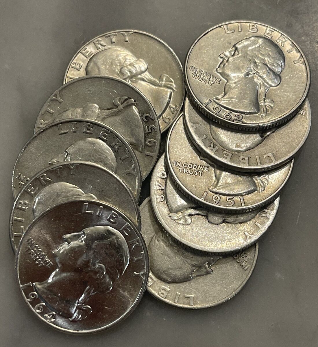 1932~1941 Washington Silver Quarter Proof 10-pc Se
