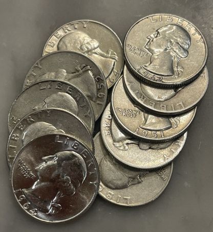 1932~1941 Washington Silver Quarter Proof 10-pc Se