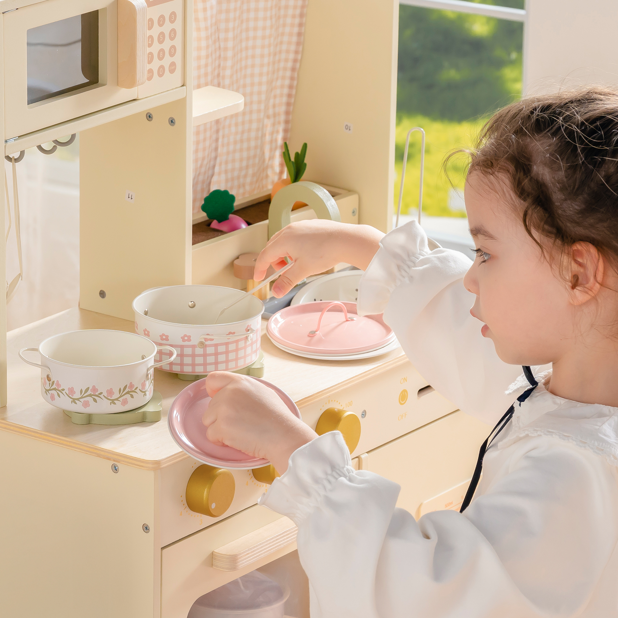 ROBUD Tinplate Pretend Cooking Utensils