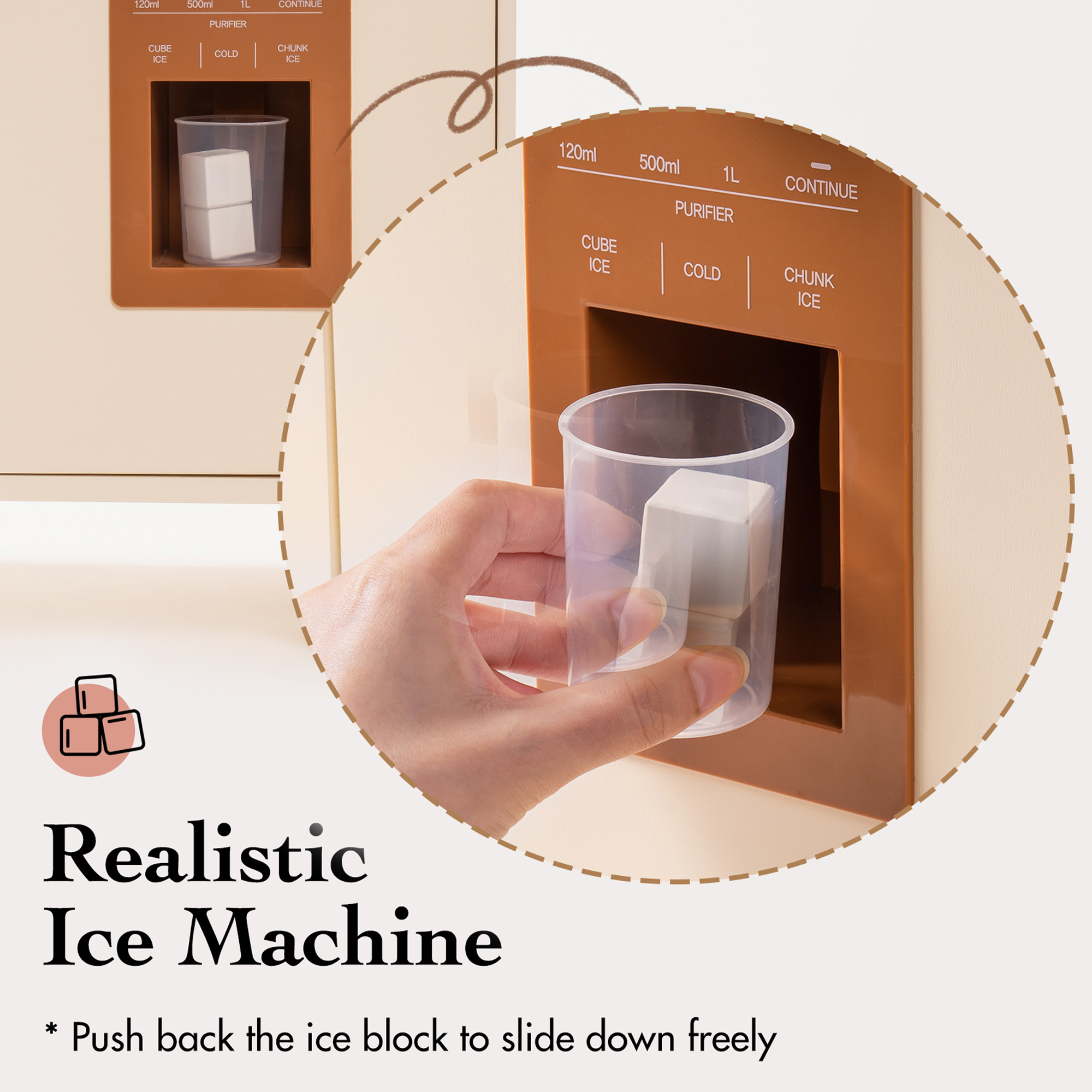 ROBUD Holzspielküche für Kinder - Mocha Montessori