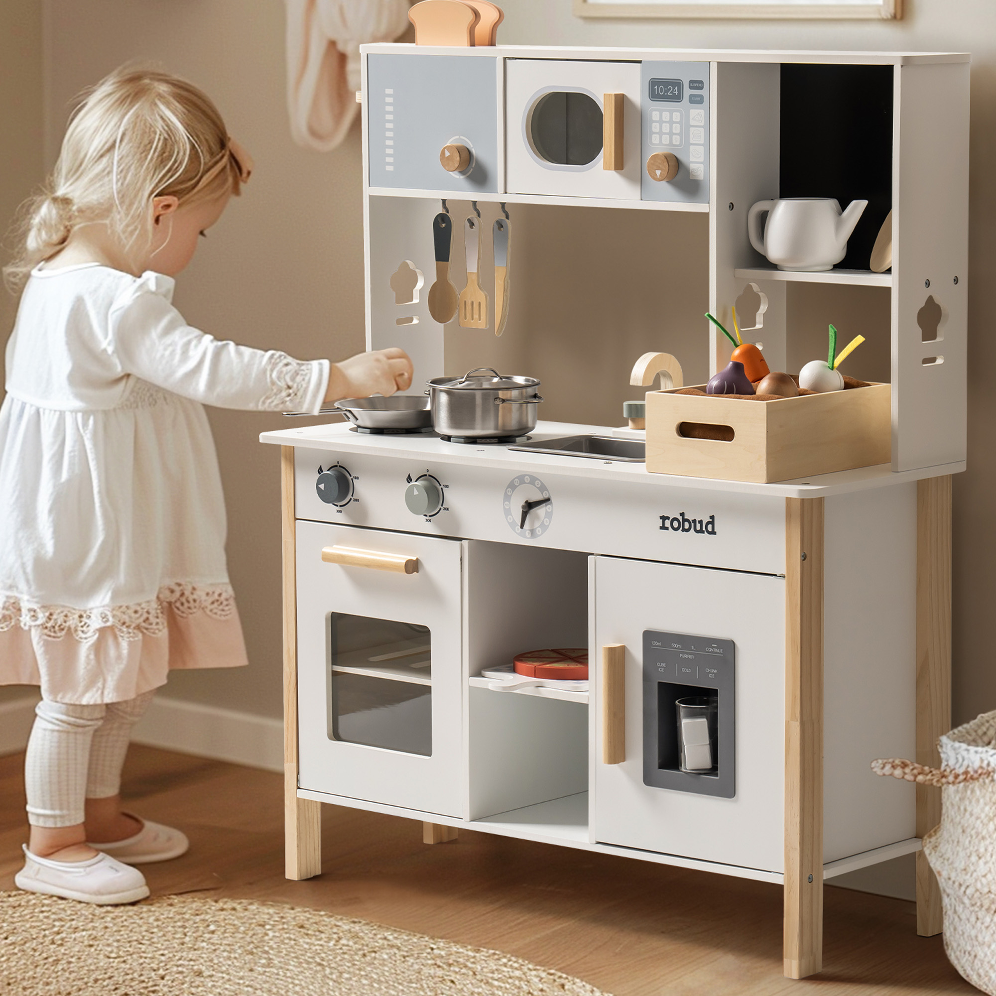 ROBUD Spielküche für Kinder – Bepflanzung