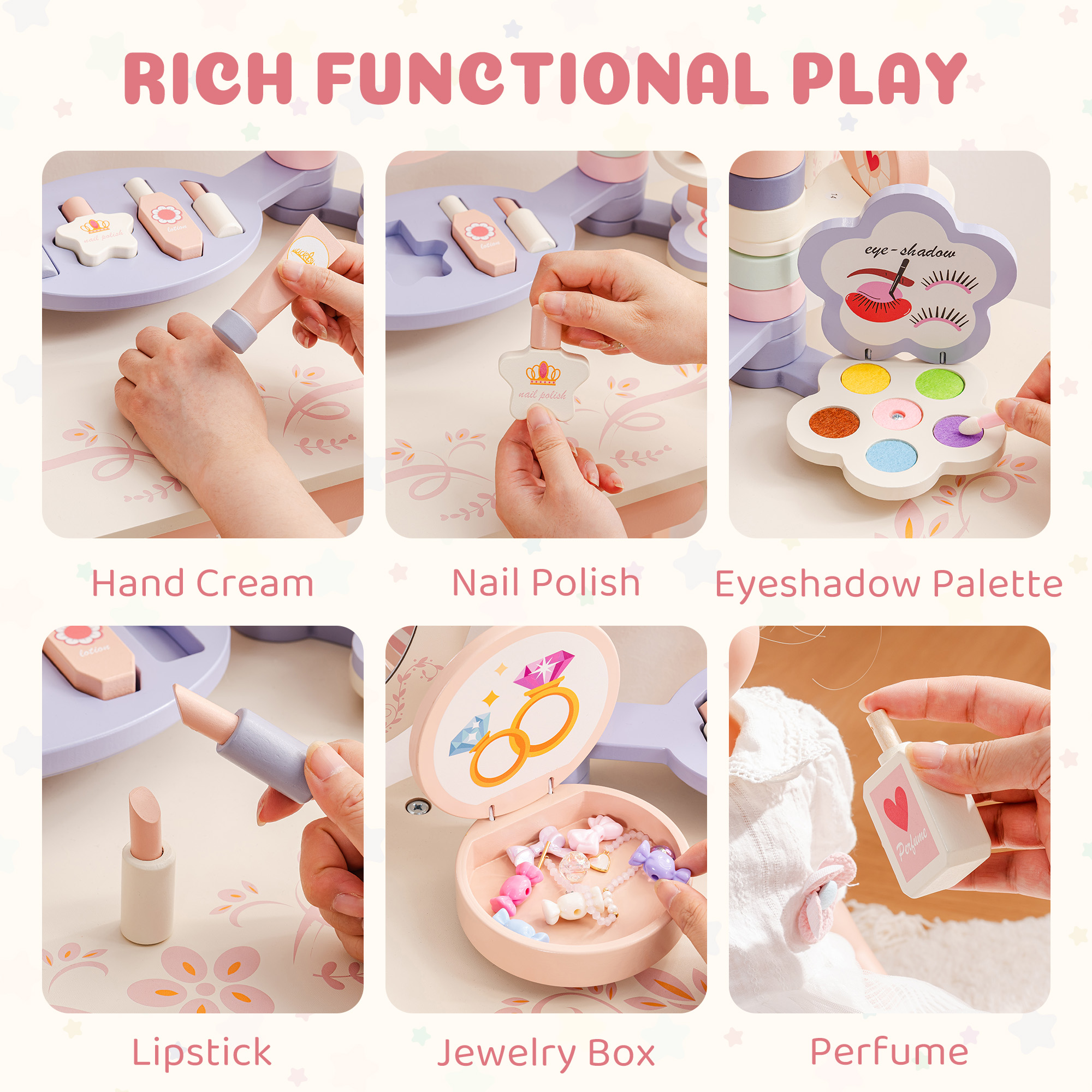 ROBUD Princess Dressing Table