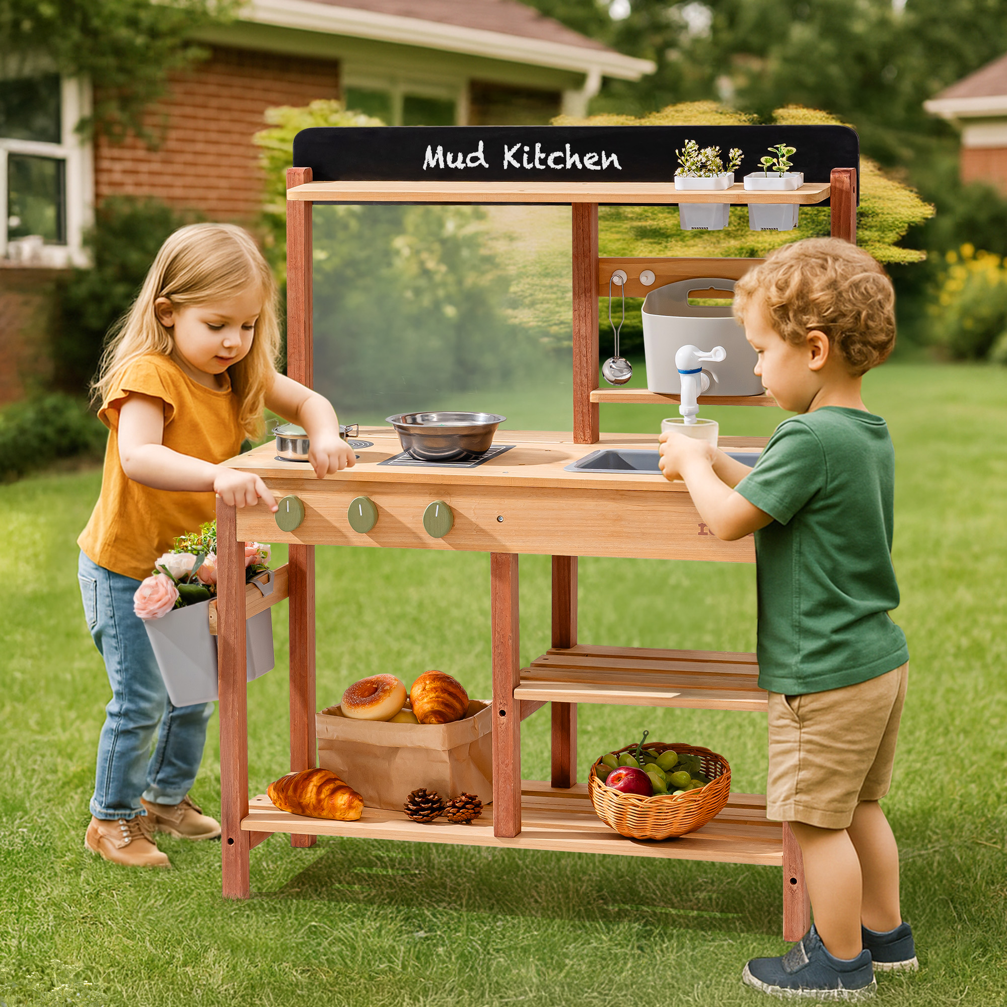 ROBUD Outdoor-Matschküche - Karamell