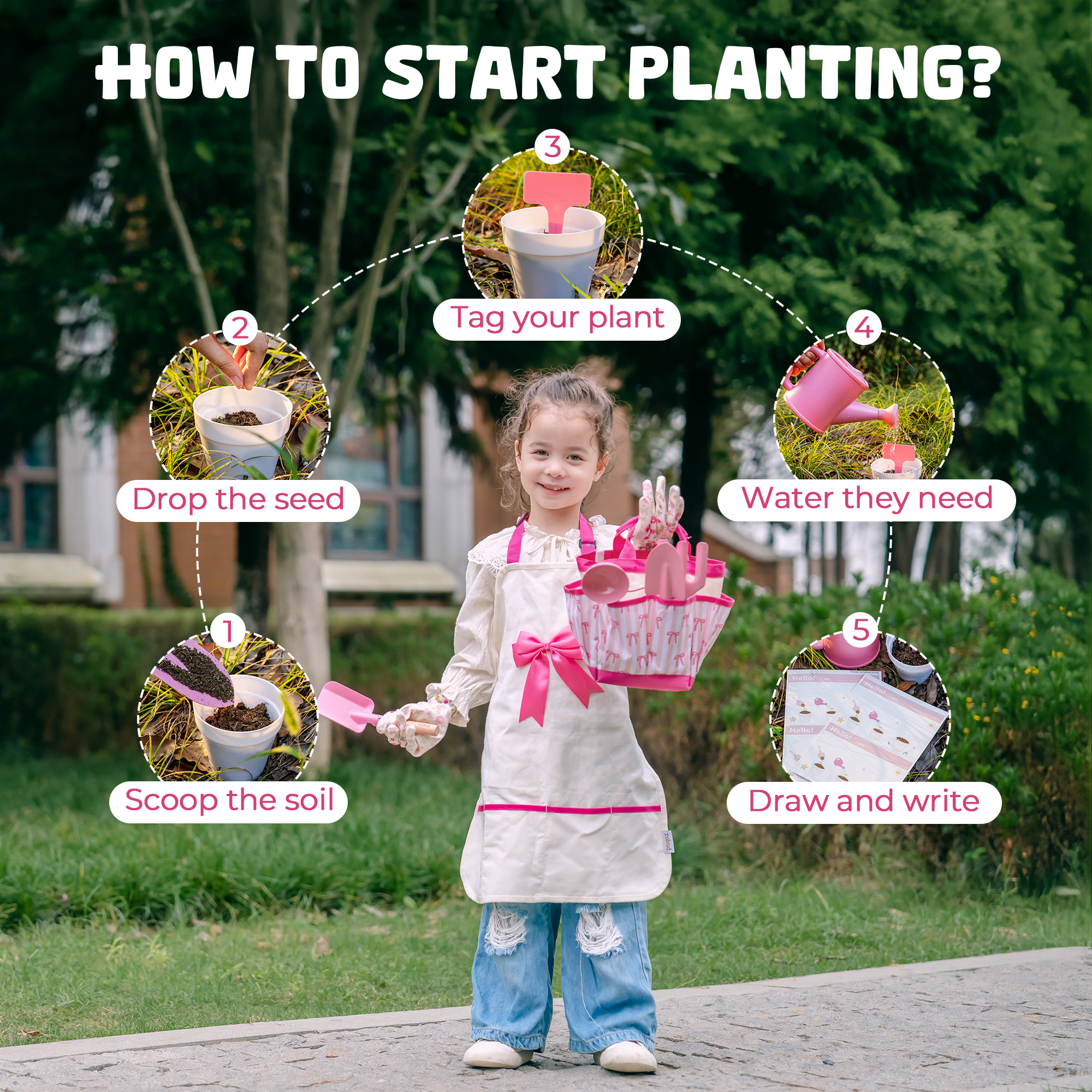 ROBUD Kids Gardening Set Series