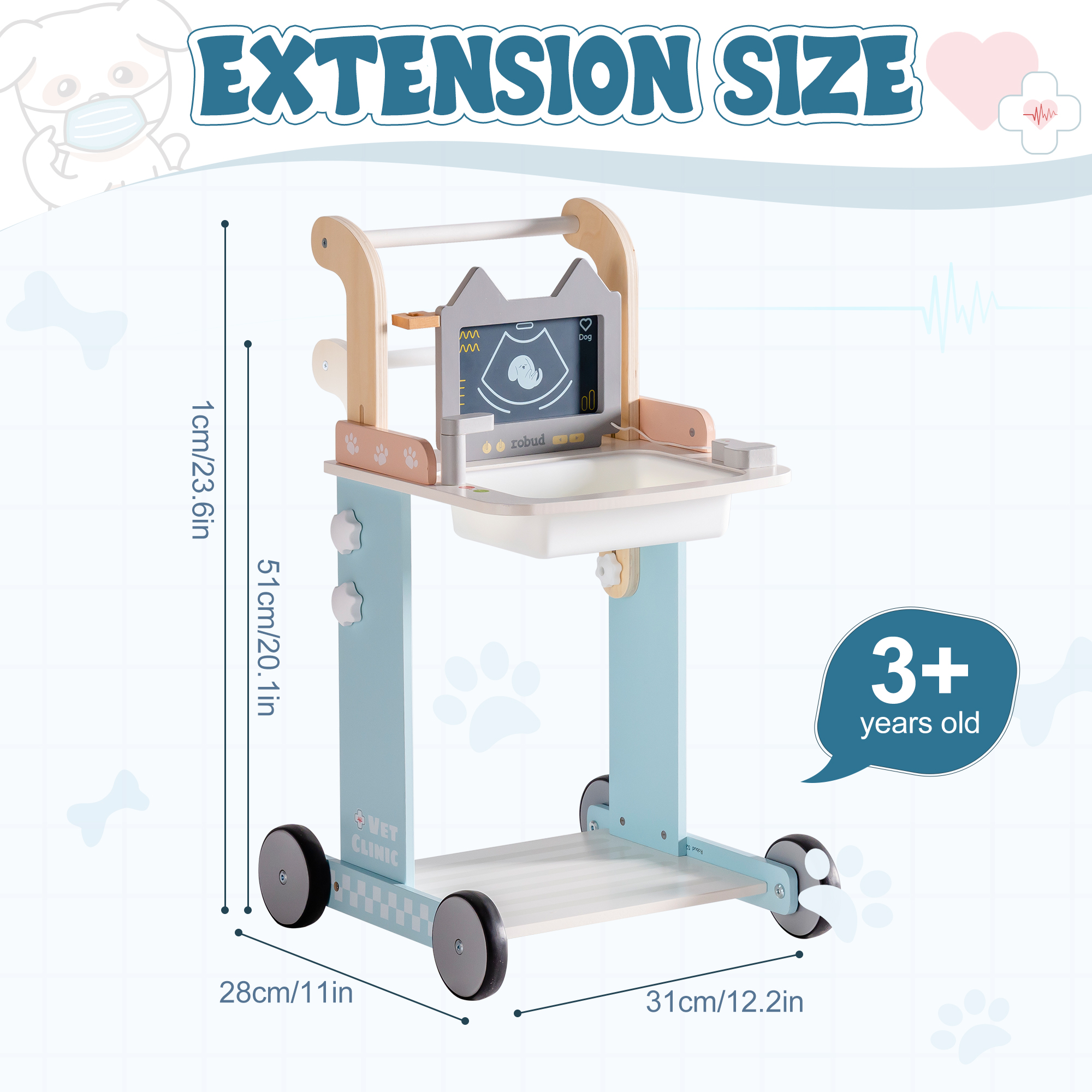 ROBUD Kids Vet Clinic Playset
