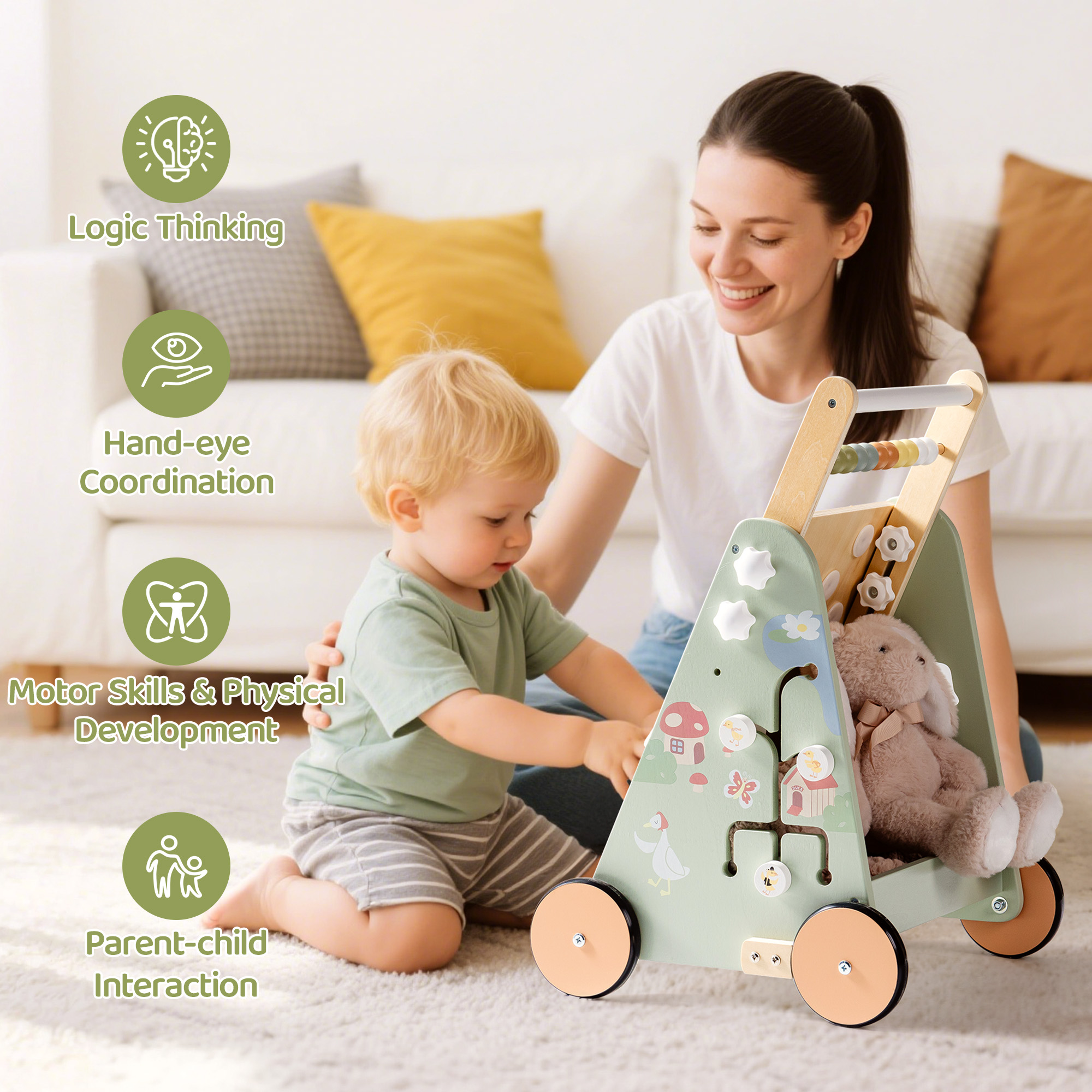 ROBUD Forest Fairy Baby Push Walker