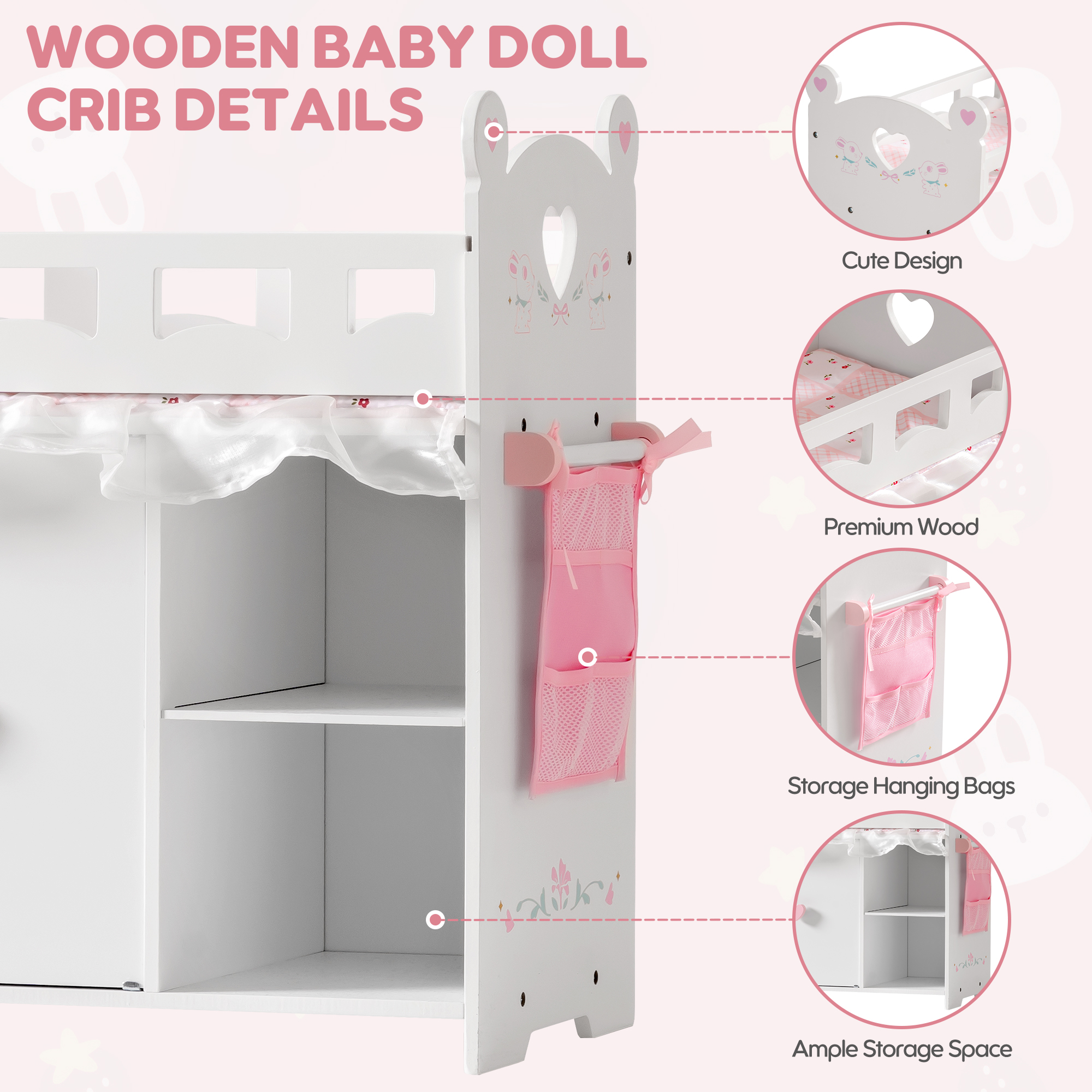 Robud Rabbit Bed Cabinet