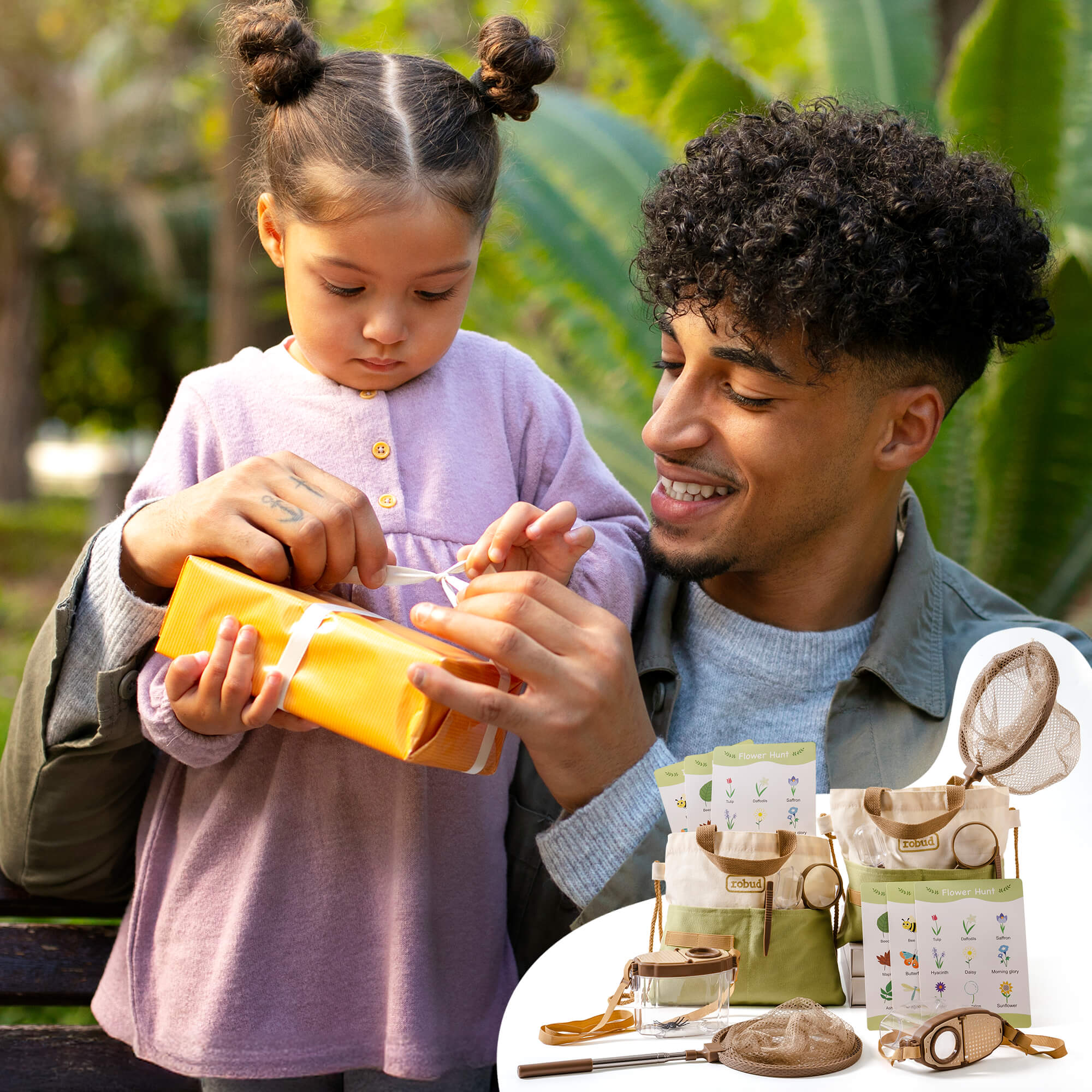 ROBUD Outdoor Dual Kids Explorer Kit Green